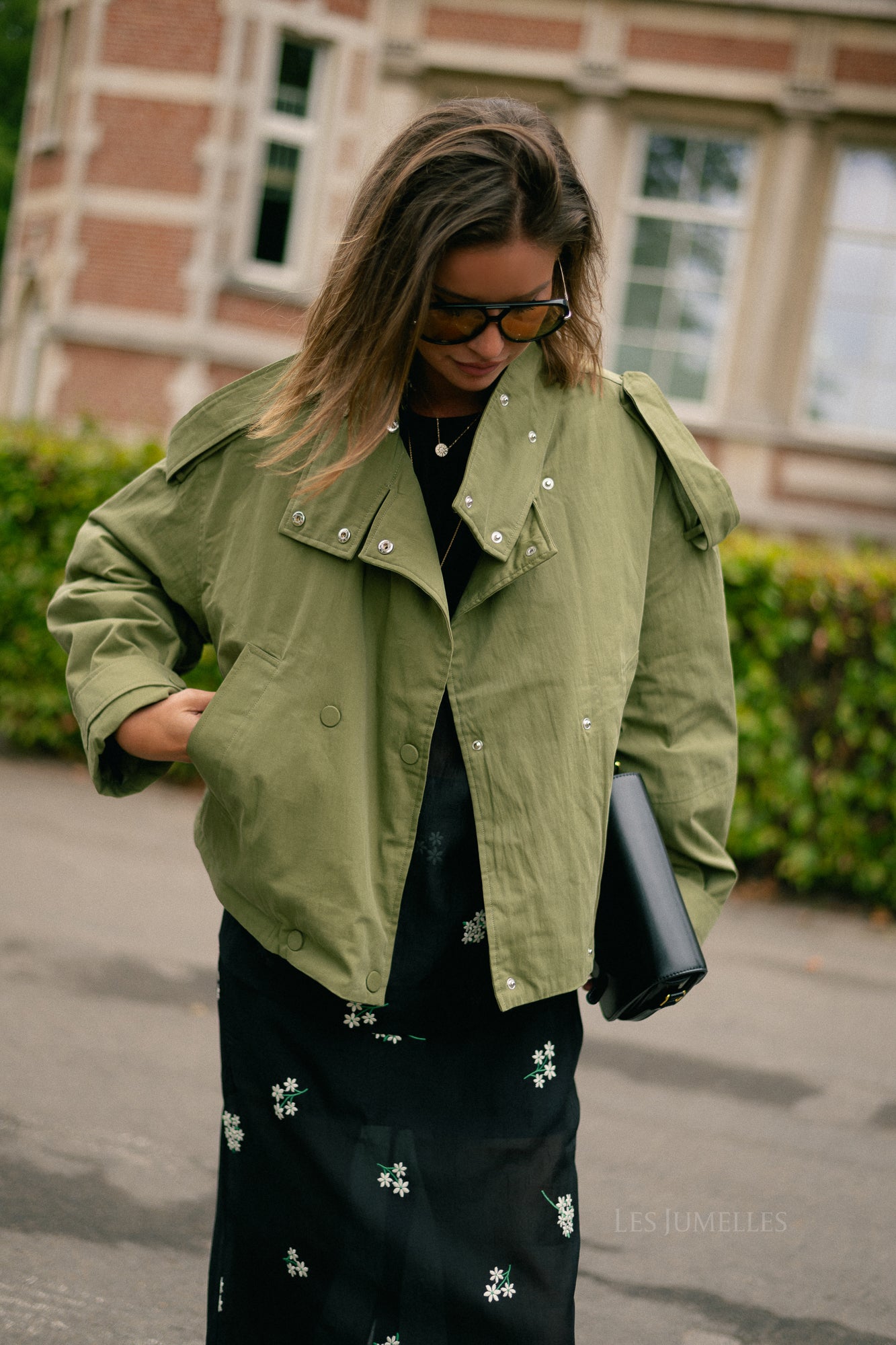 Agatha jacket grape leaf