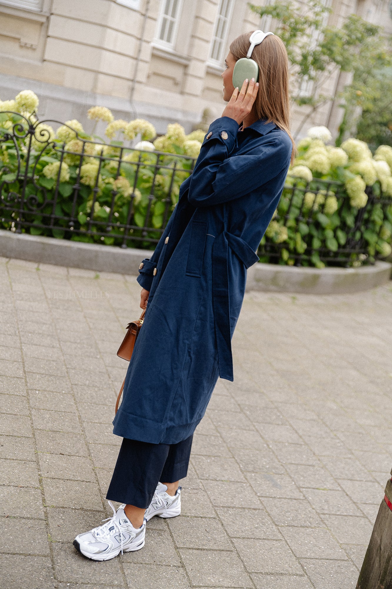 YASTeronimo trenchcoat marineblauw