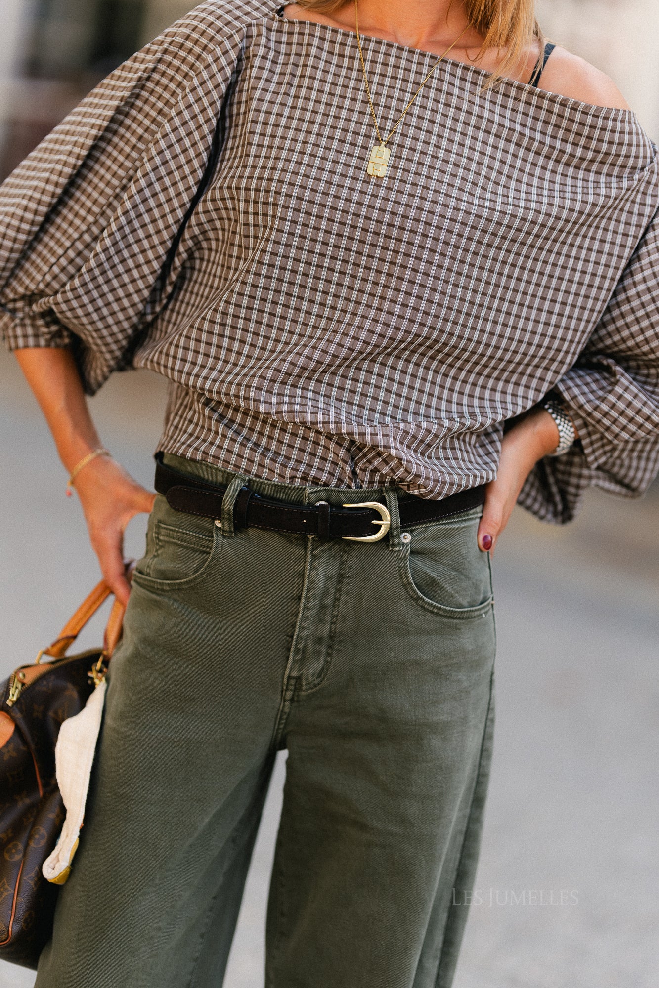 OBJLoui belt seal brown/gold