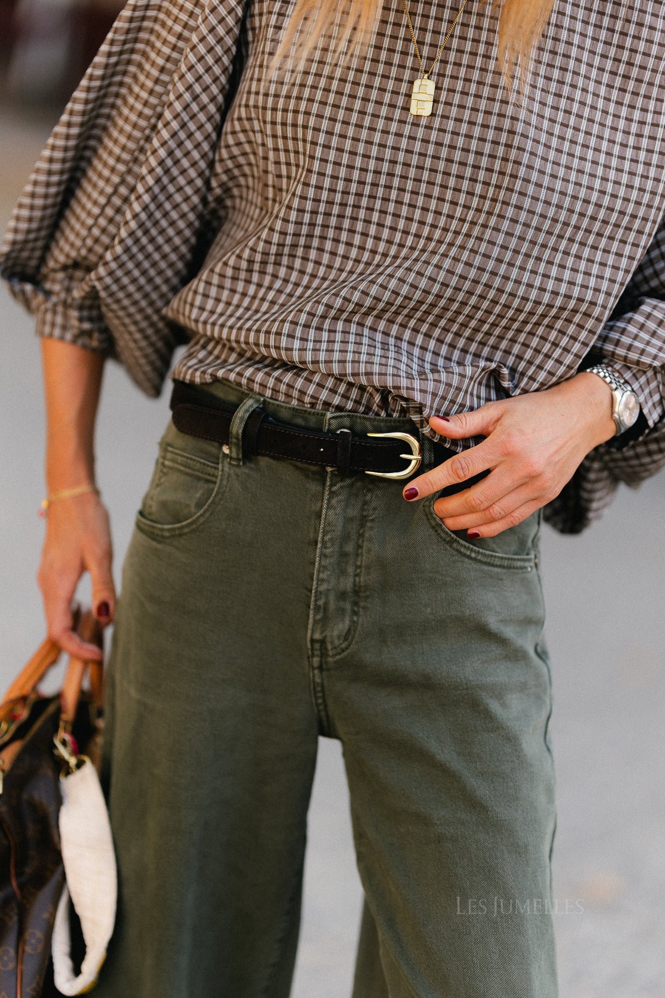 OBJLoui belt seal brown/gold
