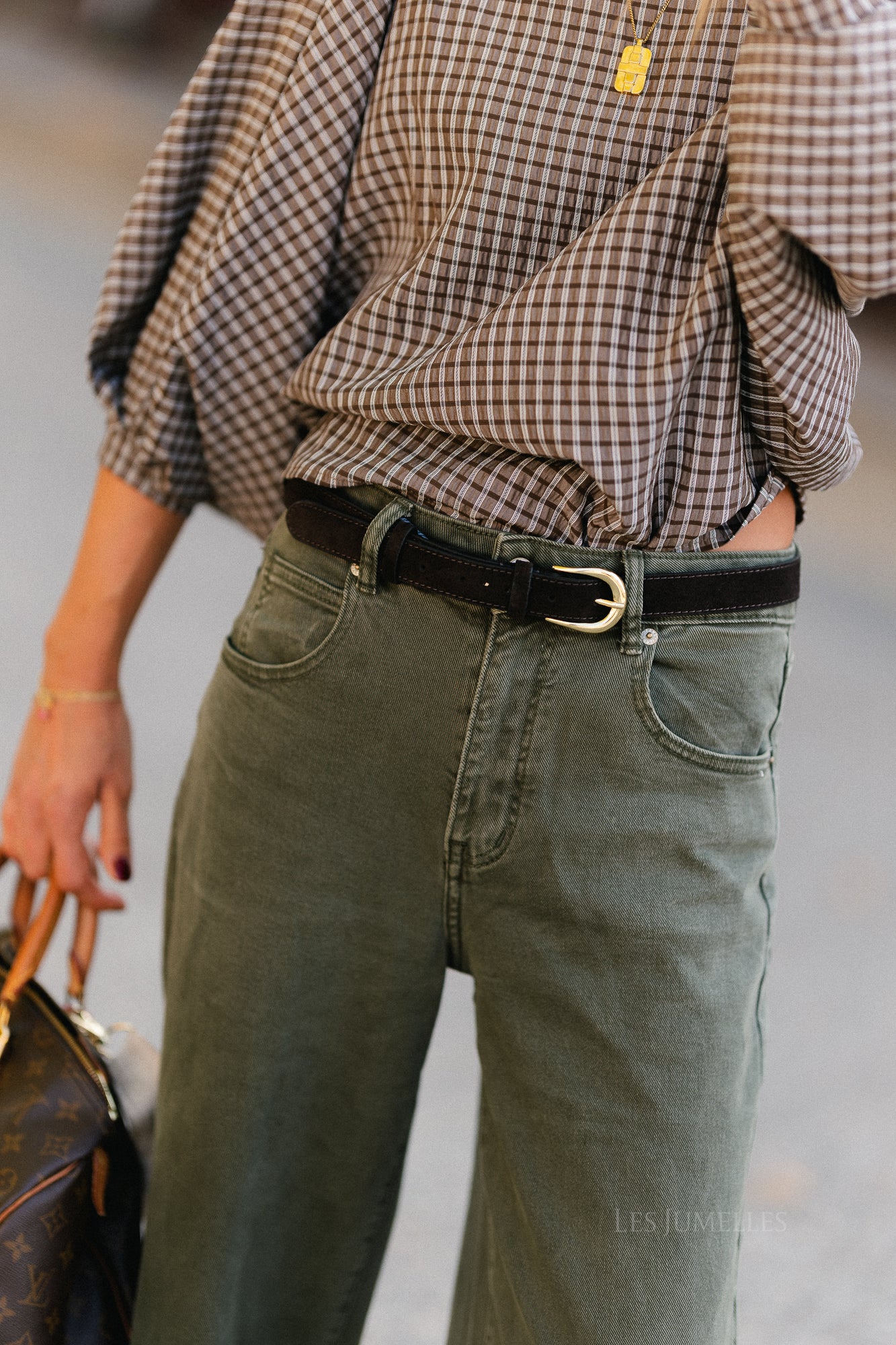 OBJLoui belt seal brown/gold