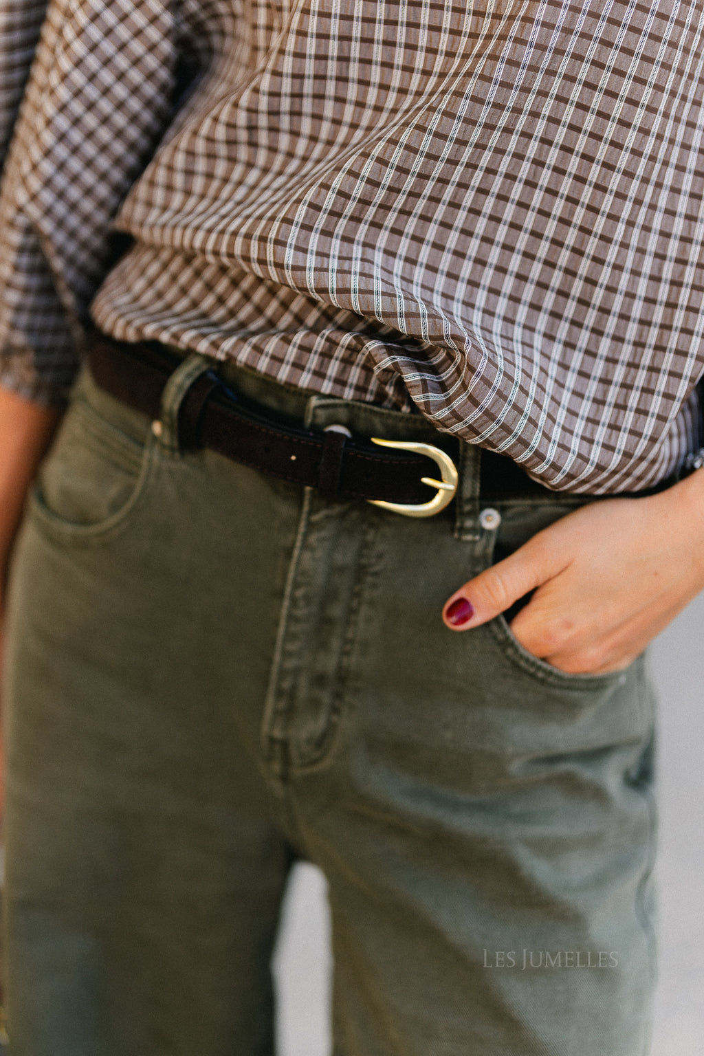 OBJLoui belt seal brown/gold