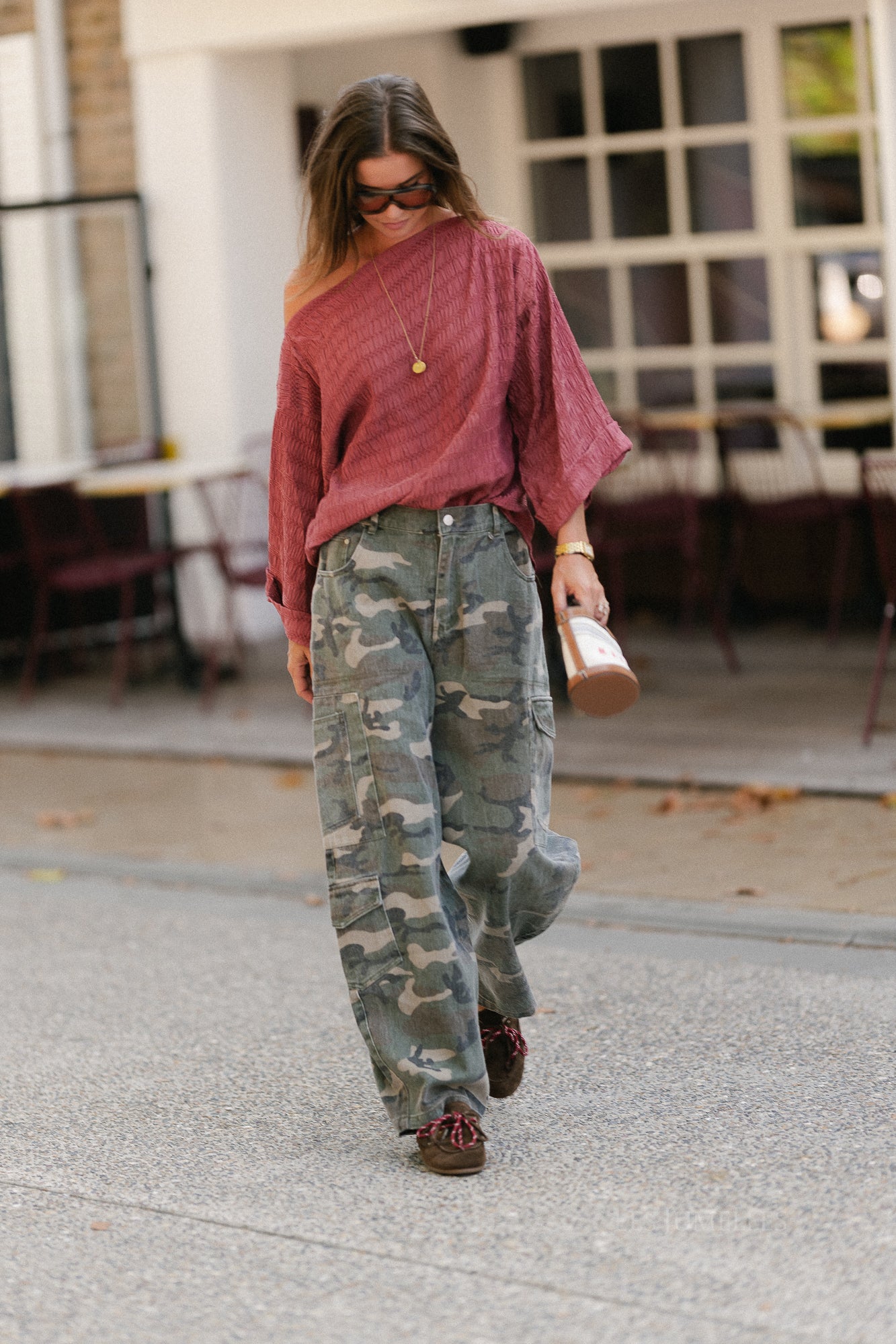 Caby camouflage cargo jeans