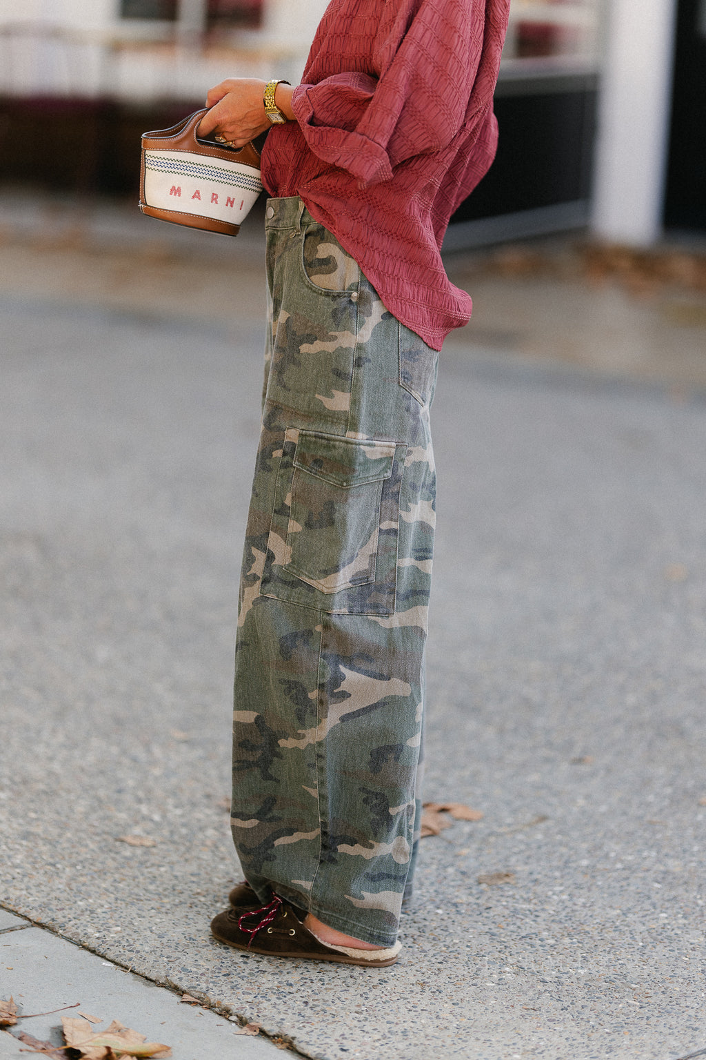 Caby camouflage cargo jeans