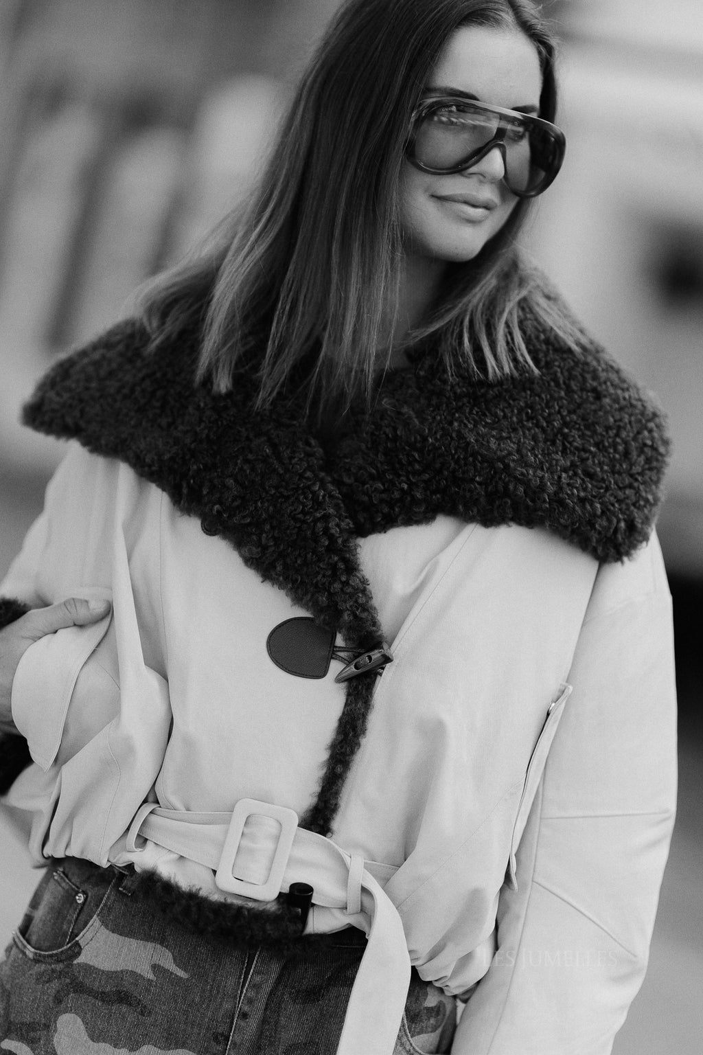 Quinn aviator jacket butter yellow