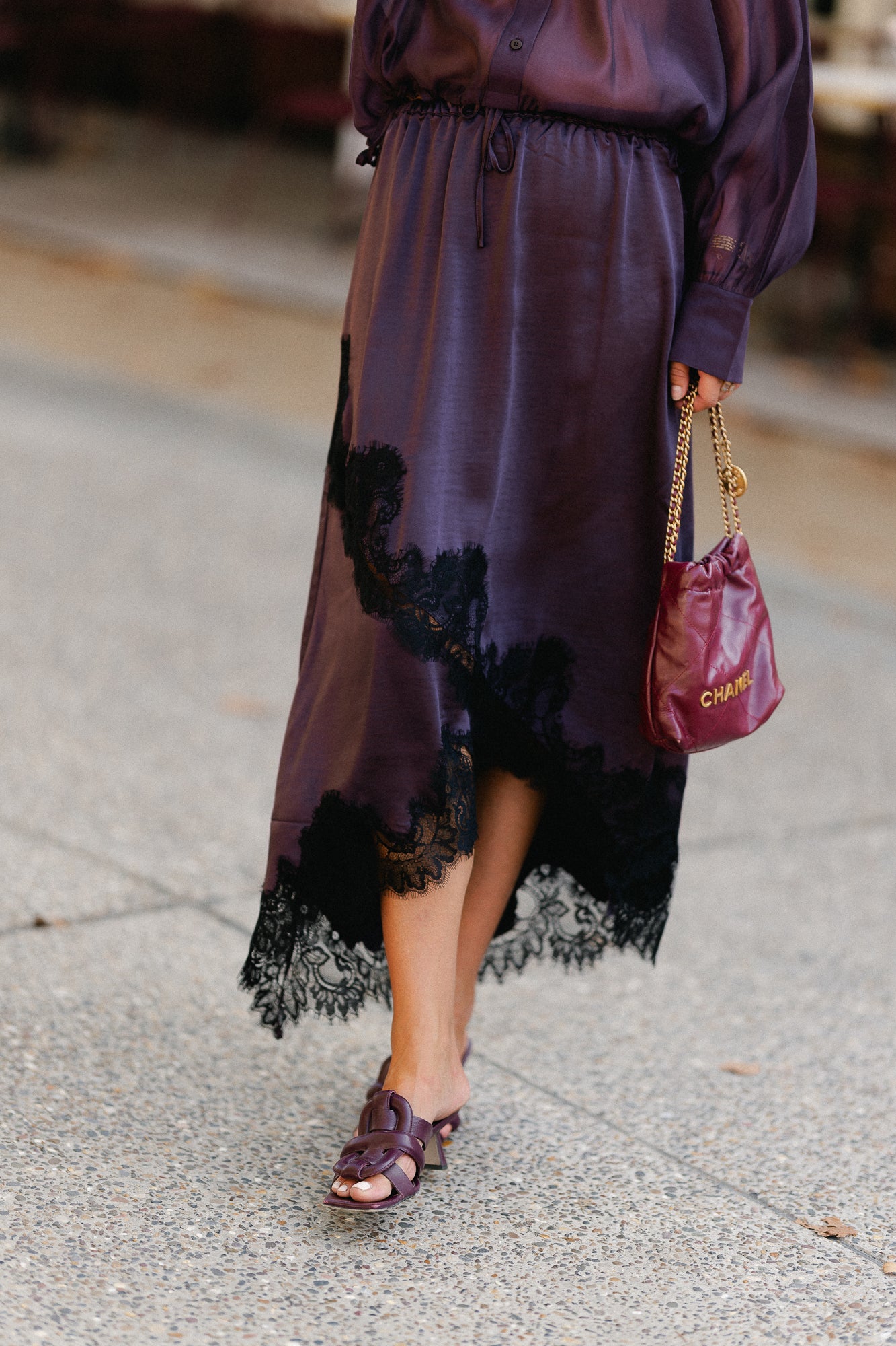 Lucille skirt plum perfect