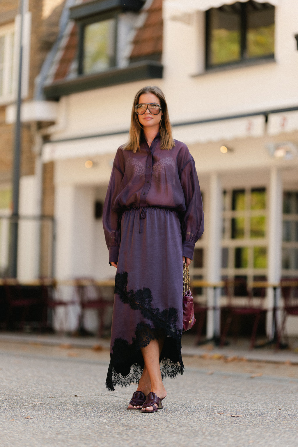 Lucille skirt plum perfect