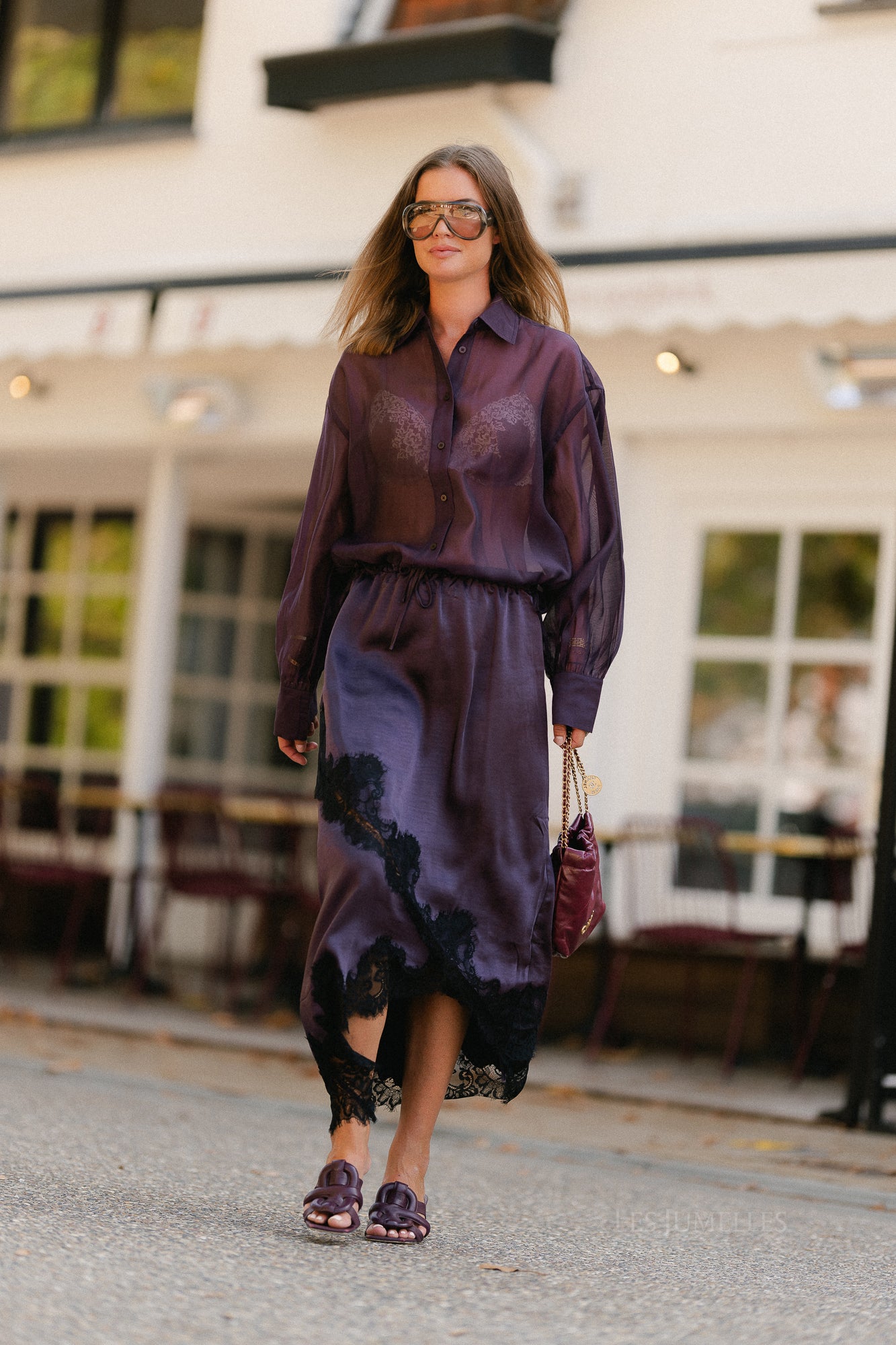 Ottilia blouse plum perfect