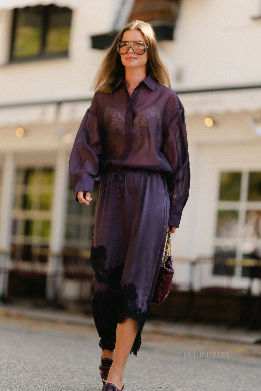 Ottilia blouse plum perfect