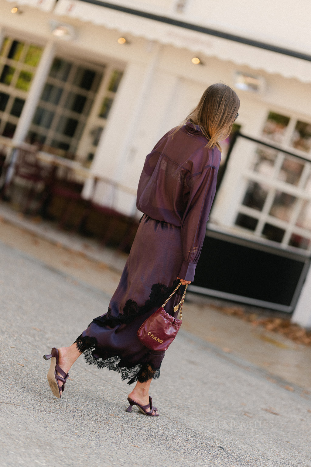Ottilia blouse plum perfect