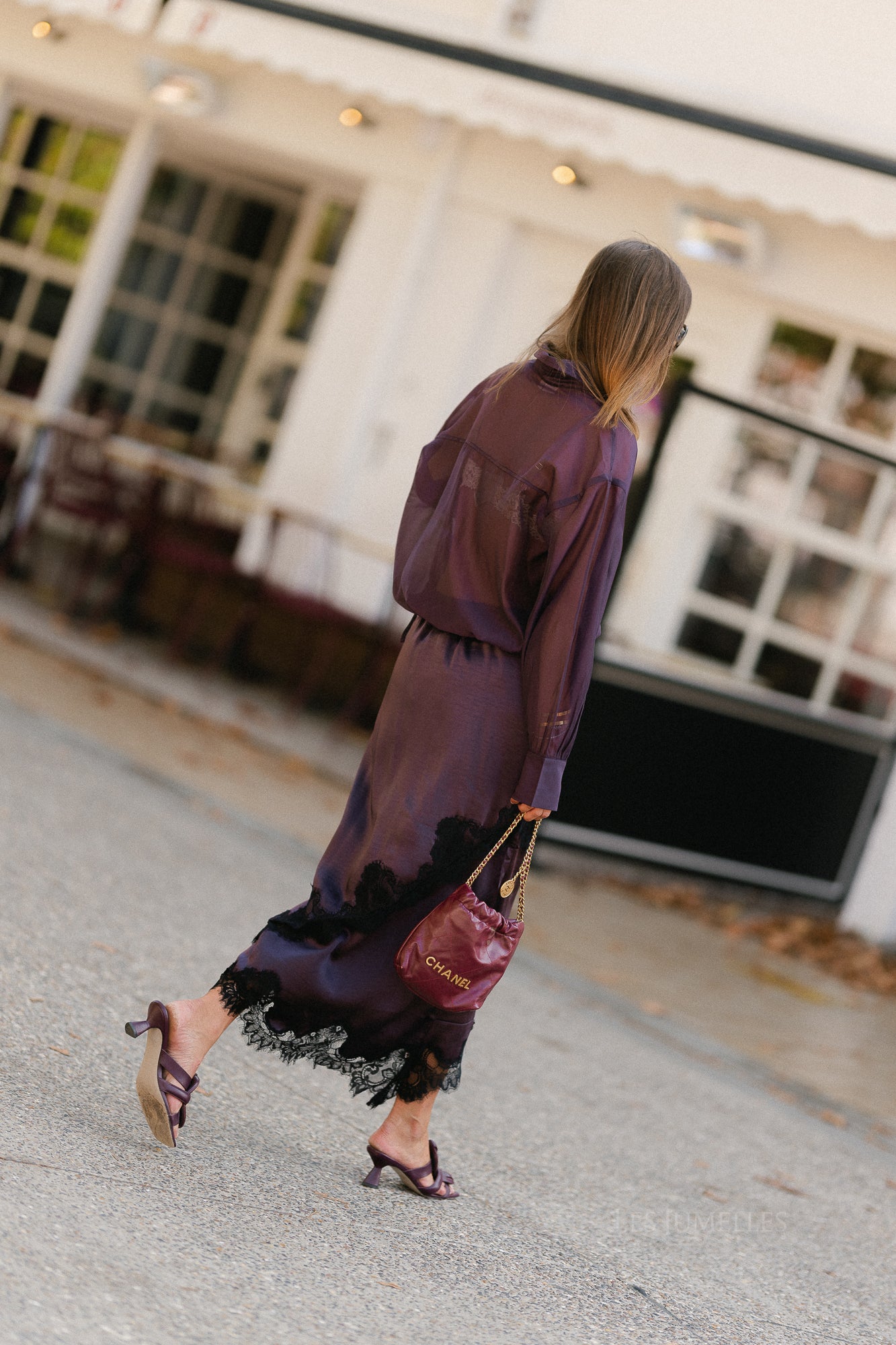 Ottilia blouse plum perfect