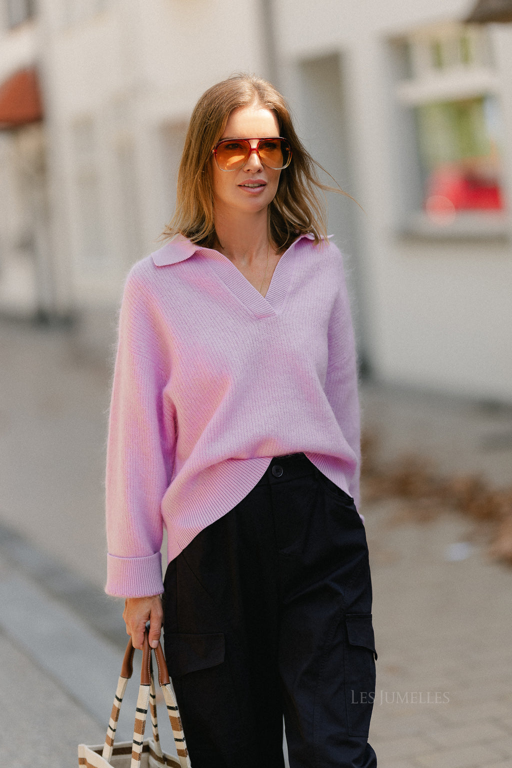 Taria jumper soft pink