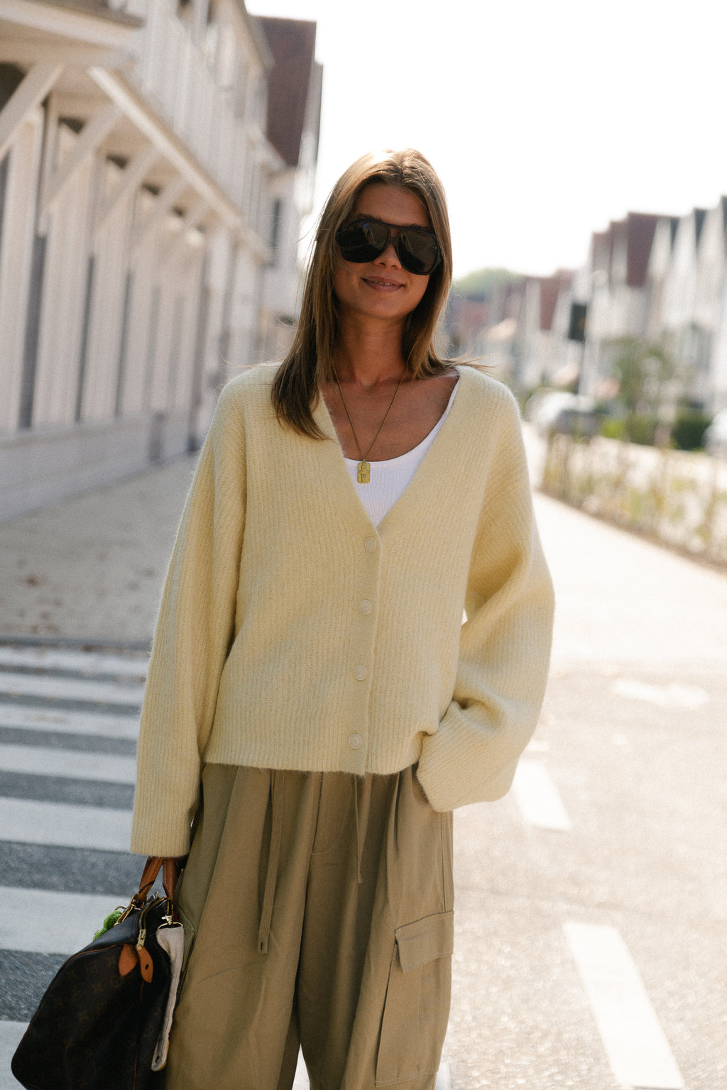 Onorina cardigan flan