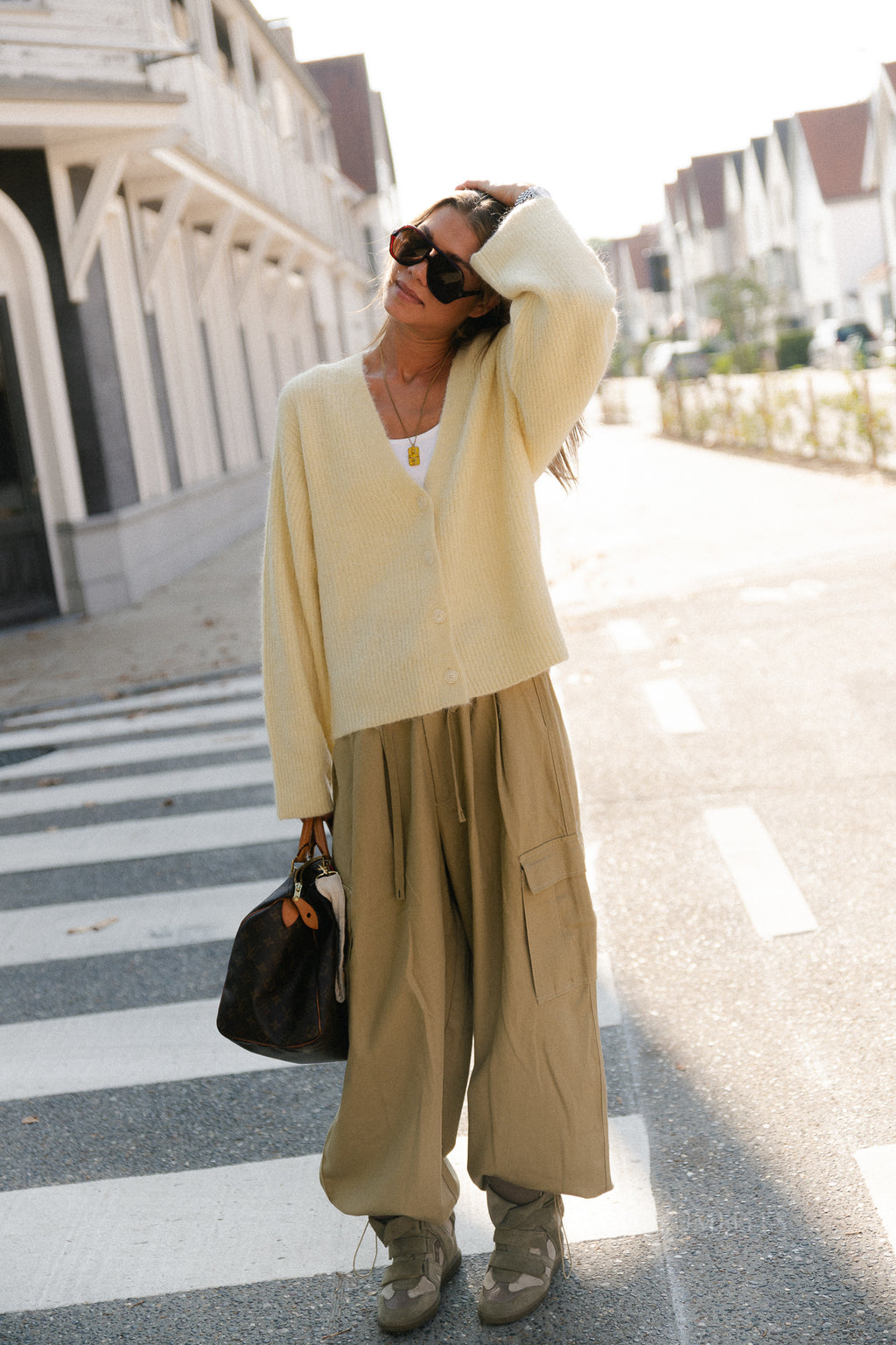 Onorina cardigan flan