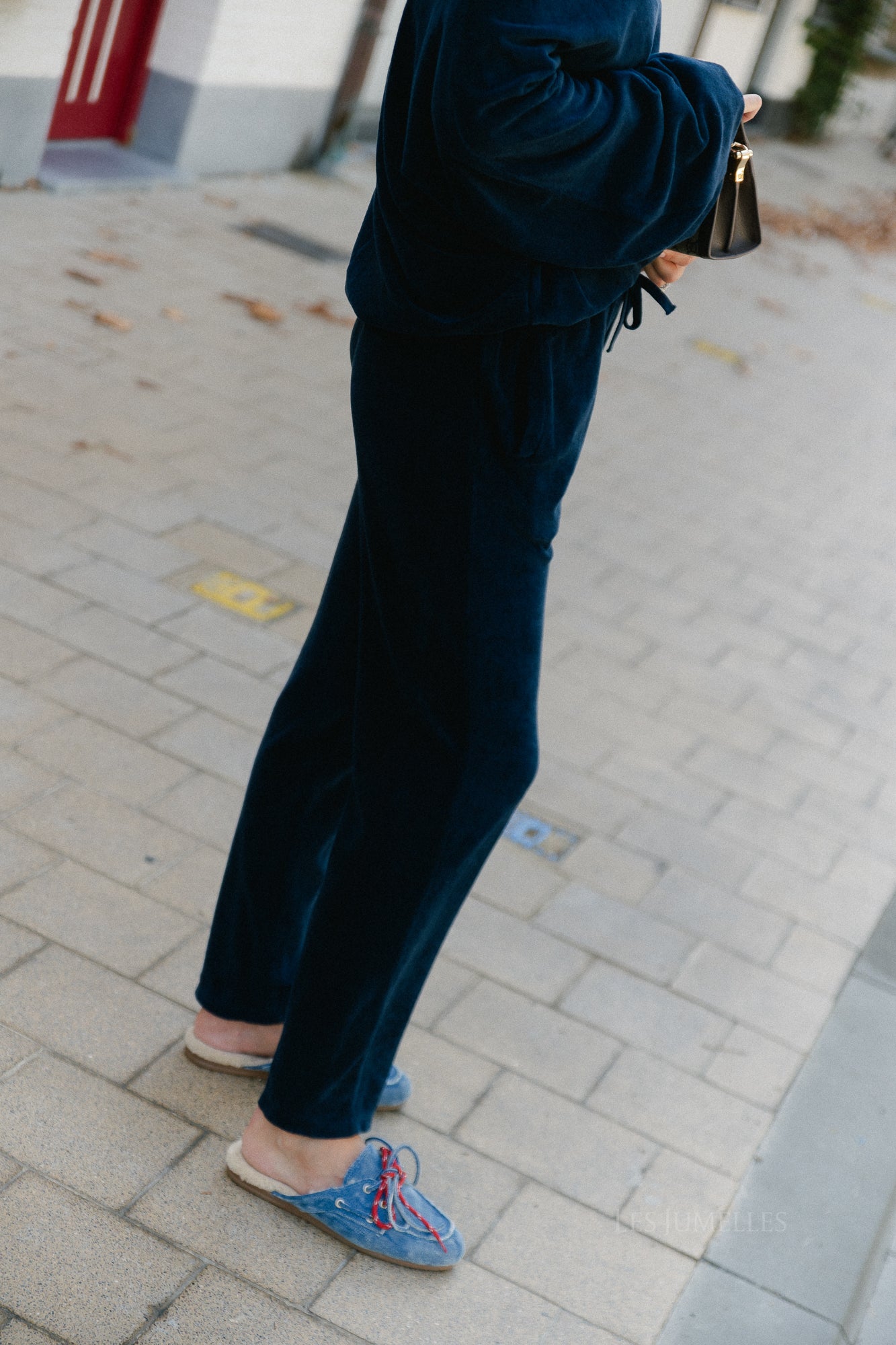 Gisele terry sweatpants navy