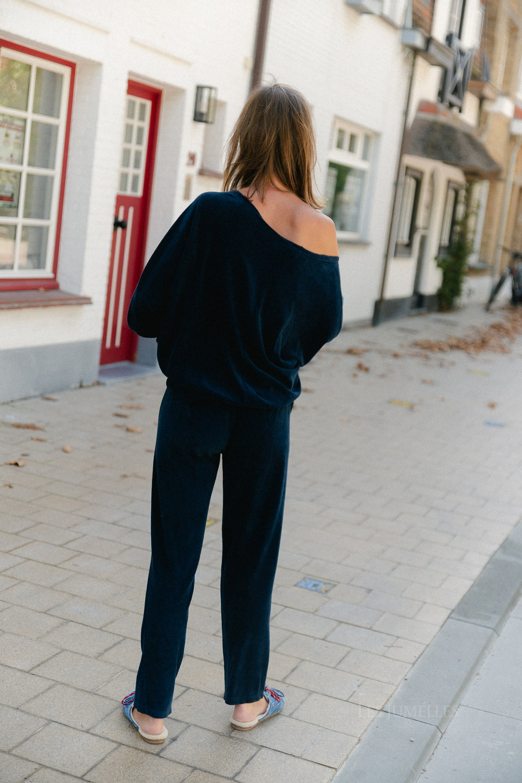 Gisele terry sweatpants navy
