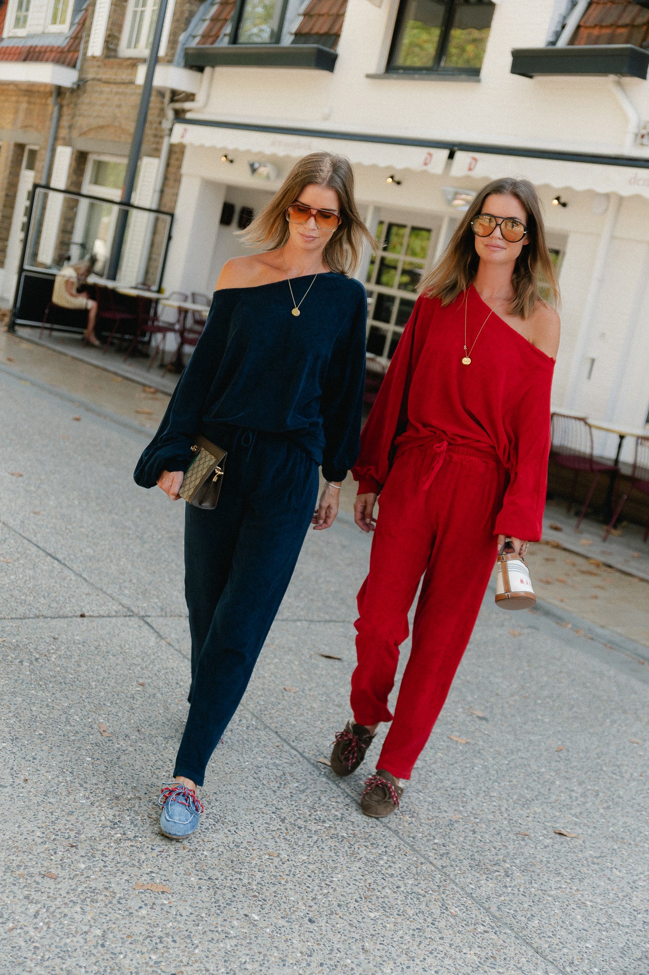 Gisele terry sweatpants navy