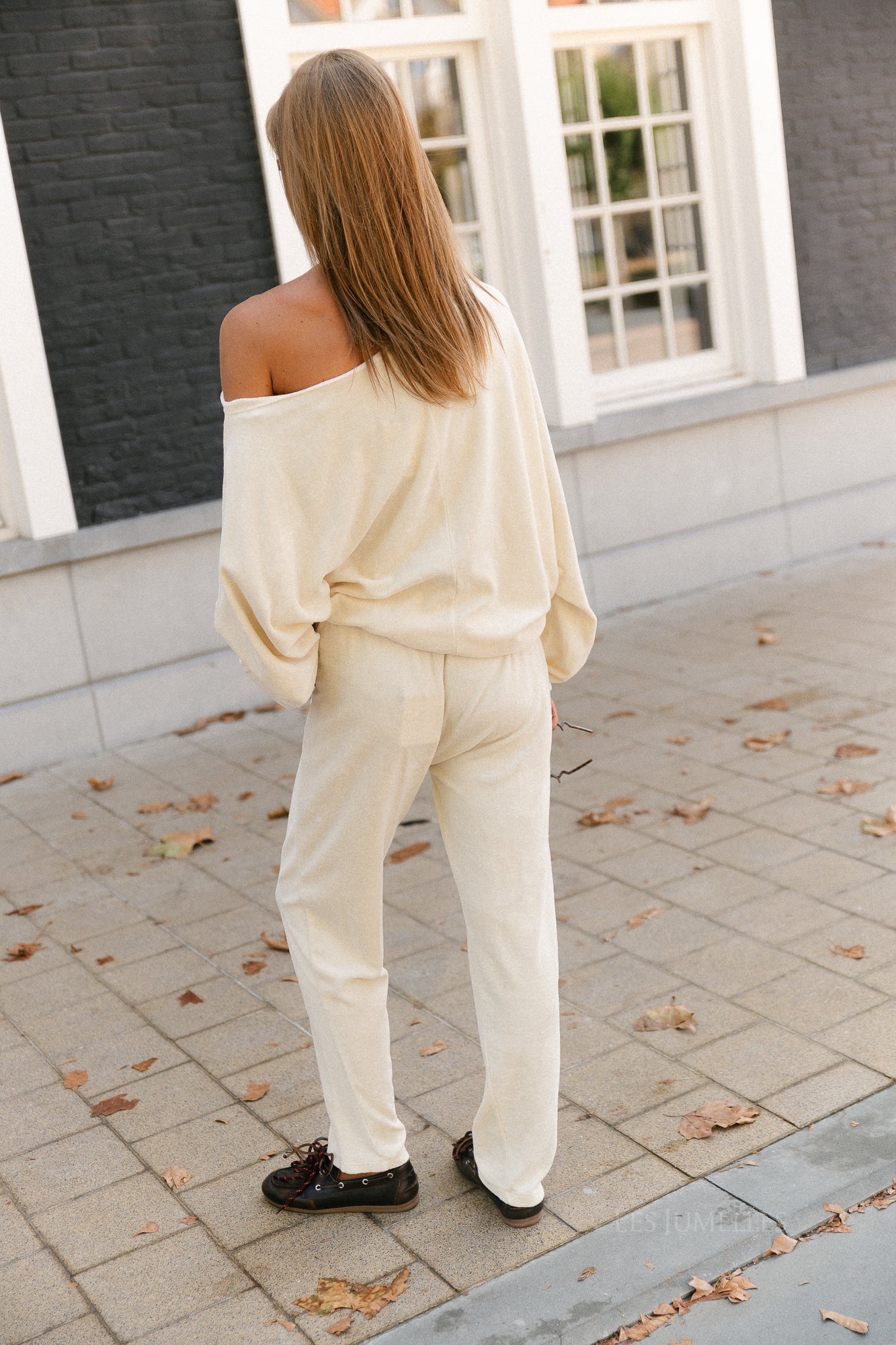 Gisele terry sweatpants butter