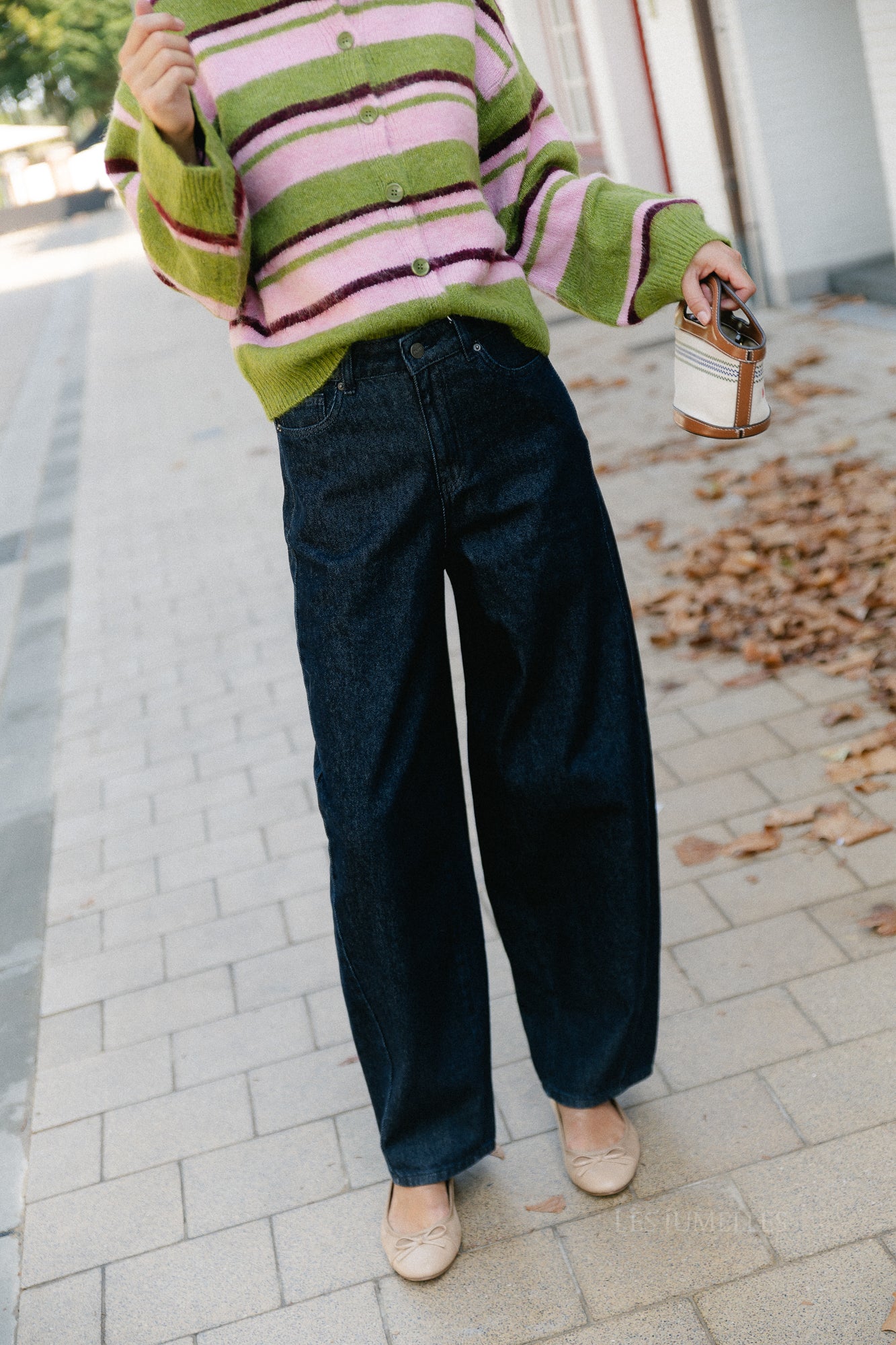 OBJMoji Elsa MW super barrel jeans NOOS dark midnight denim