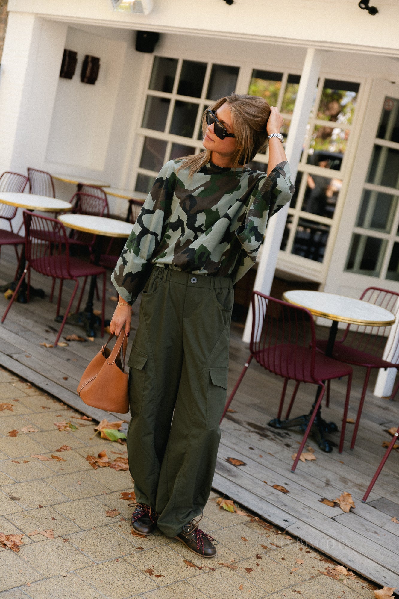 Alyna cargo pants khaki