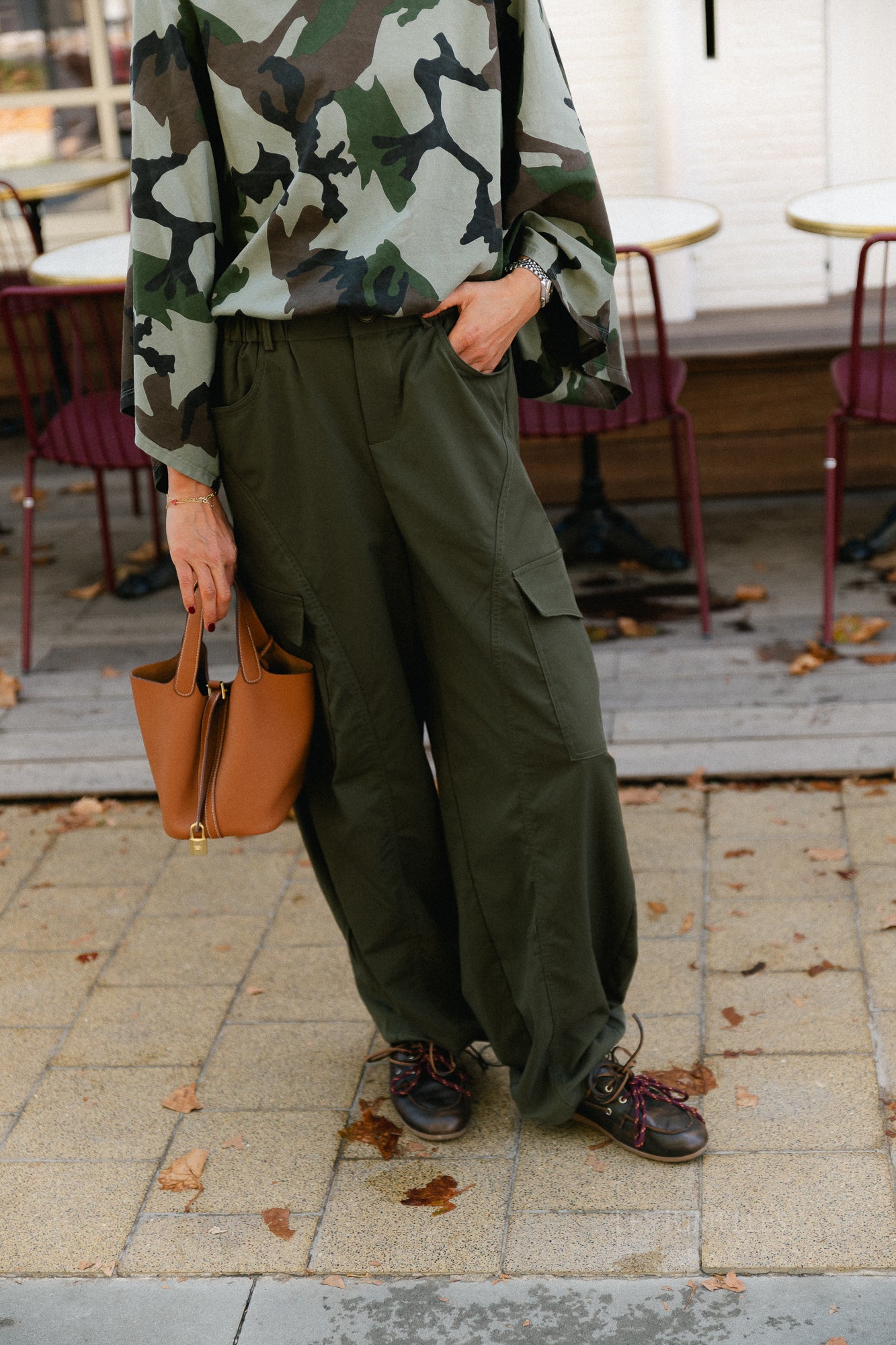 Alyna cargo pants khaki