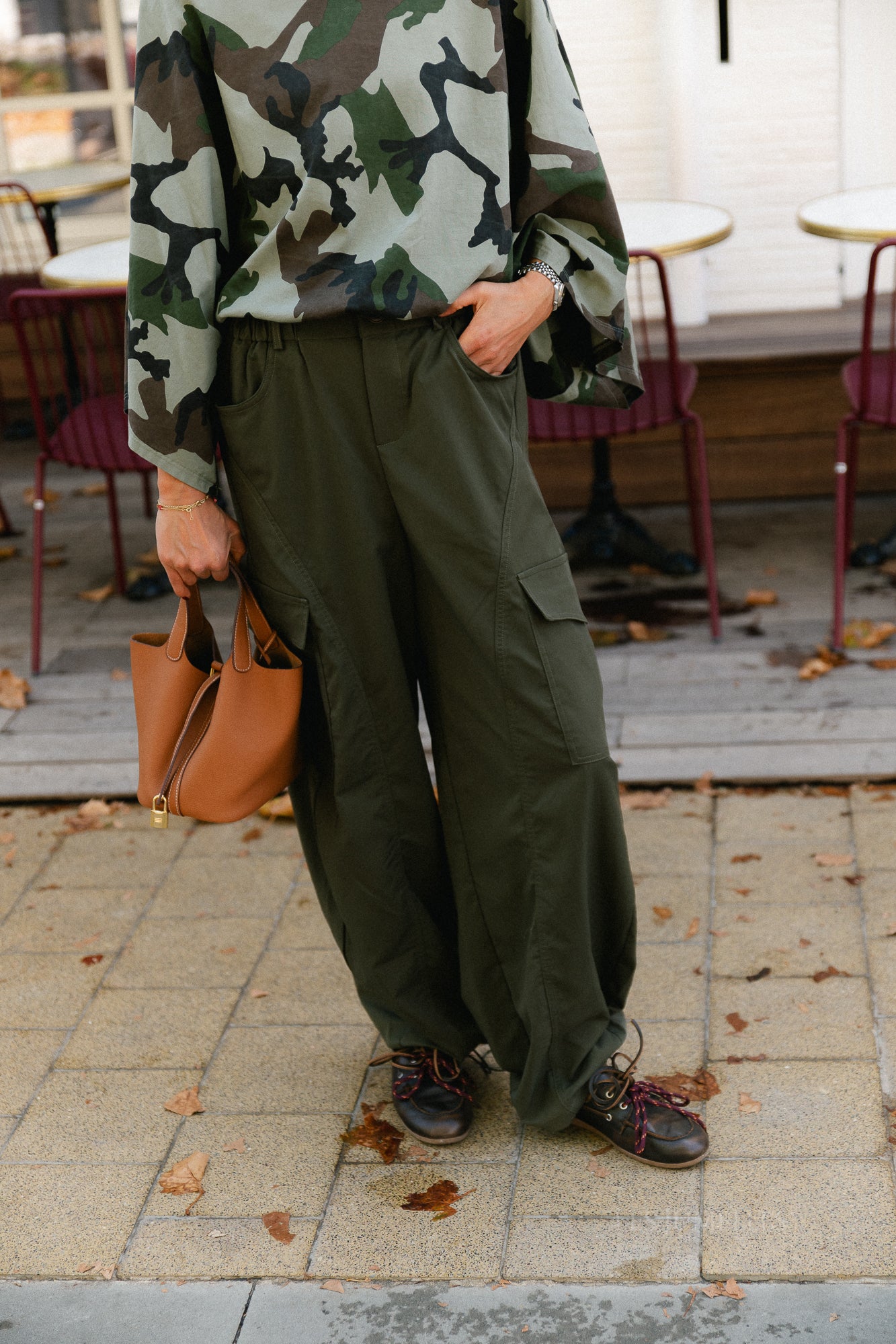 Alyna cargo pants khaki