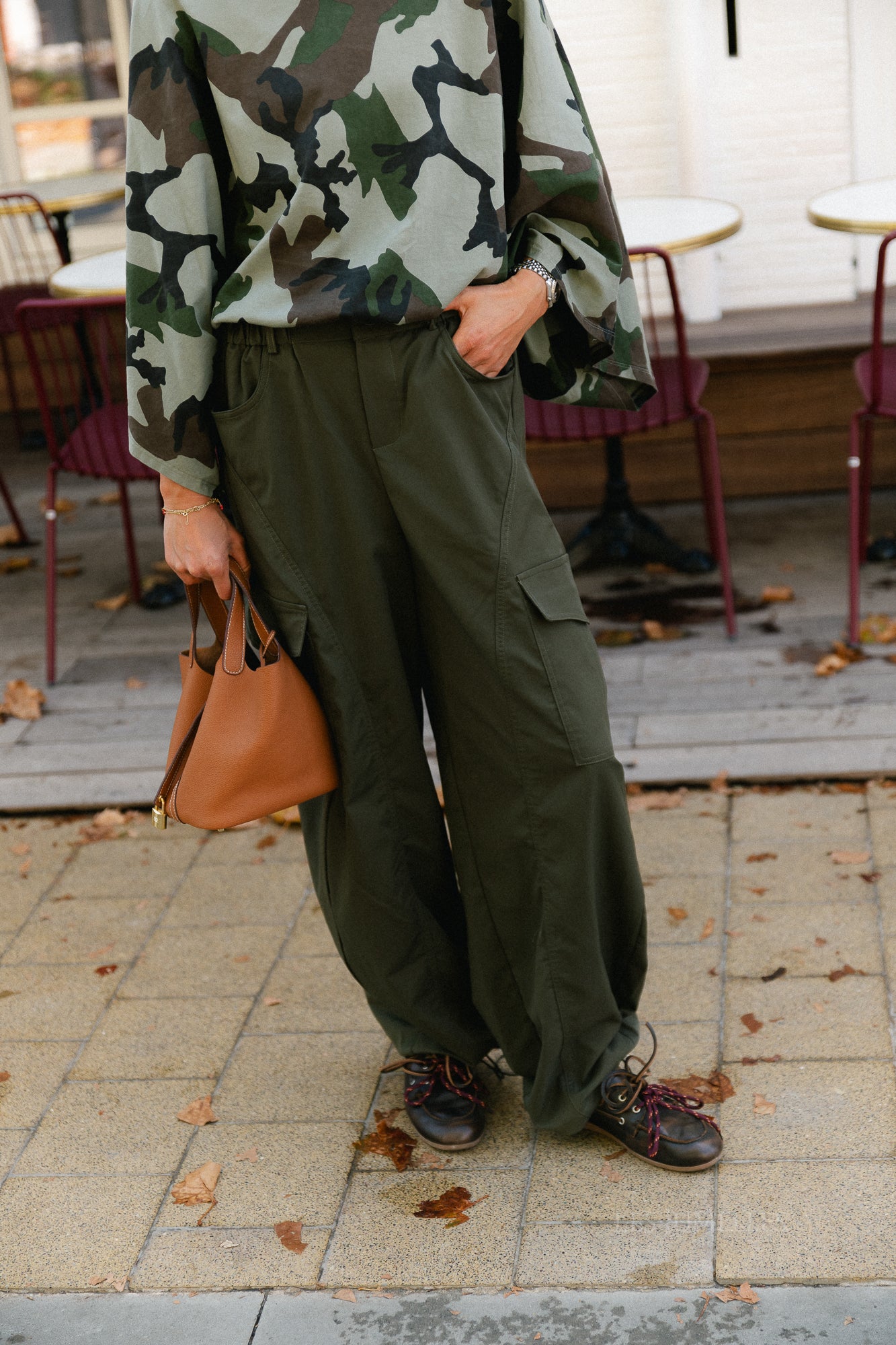 Alyna cargo pants khaki