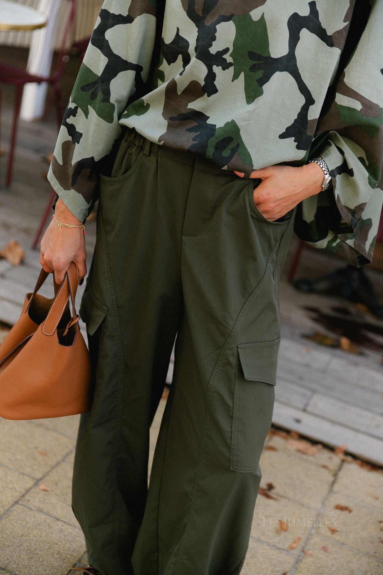 Alyna cargo pants khaki
