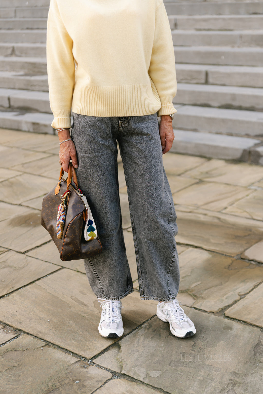 Camilla denim trousers grey washed