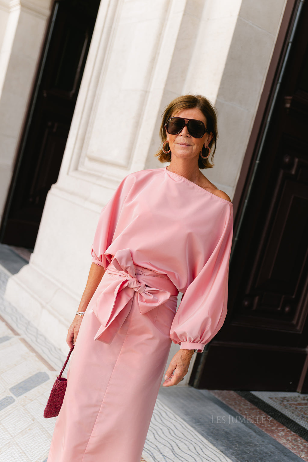 Sutton blouse light pink