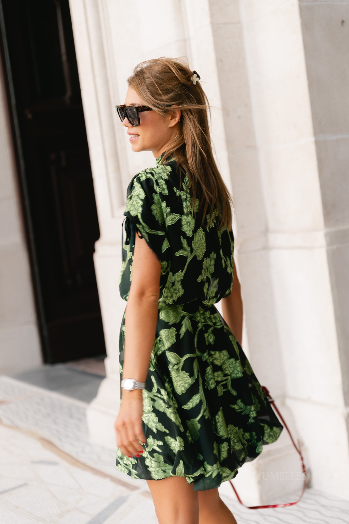 YASDash SL mini dress - show black/moss