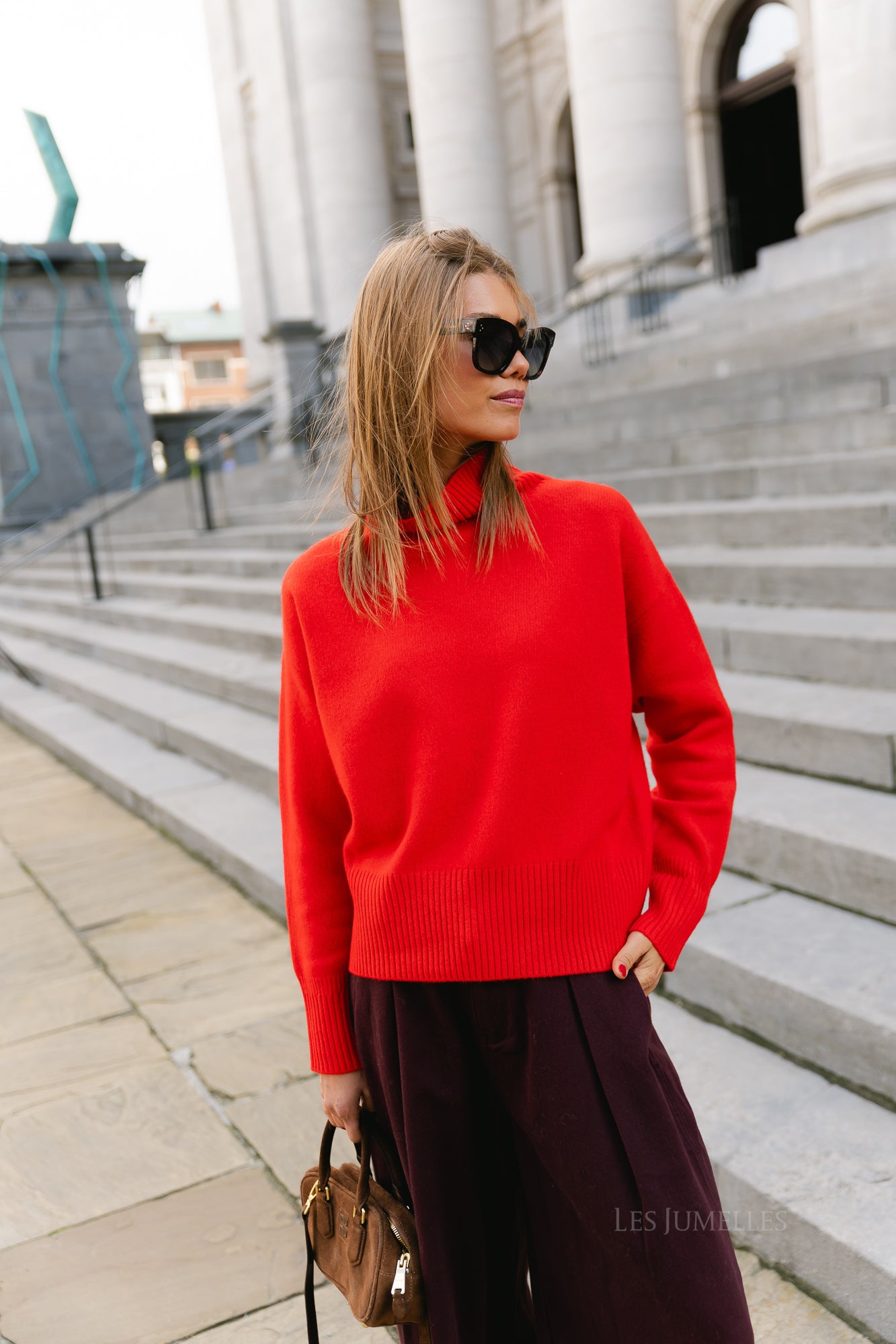 Palace jumper rouge