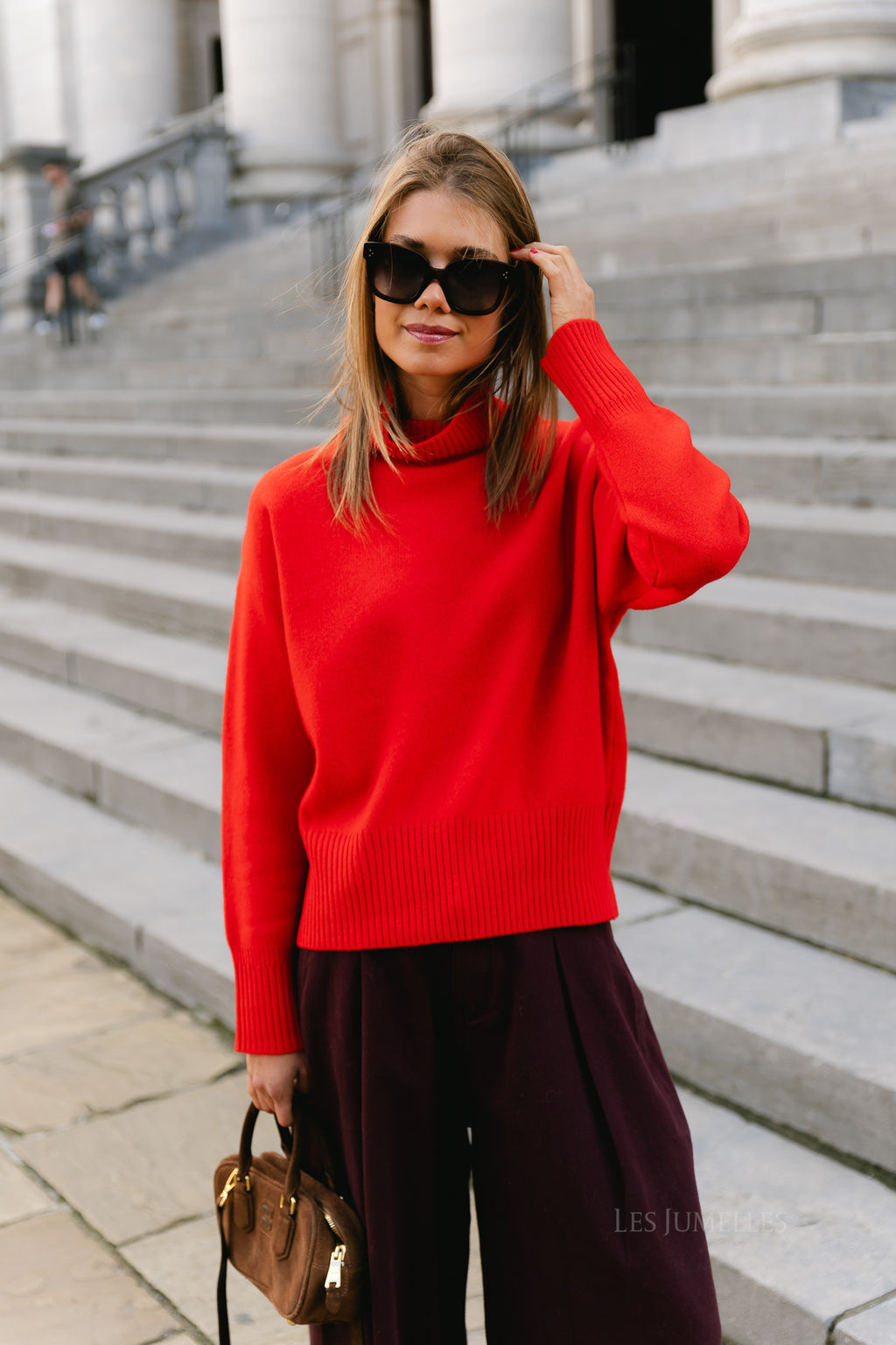 Palace jumper rouge