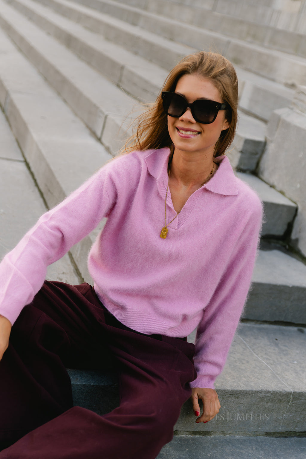 Padoma jumper orchid pink