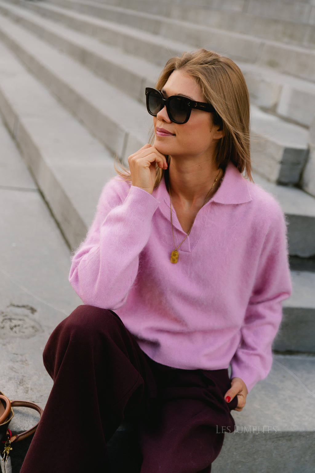 Padoma jumper orchid pink
