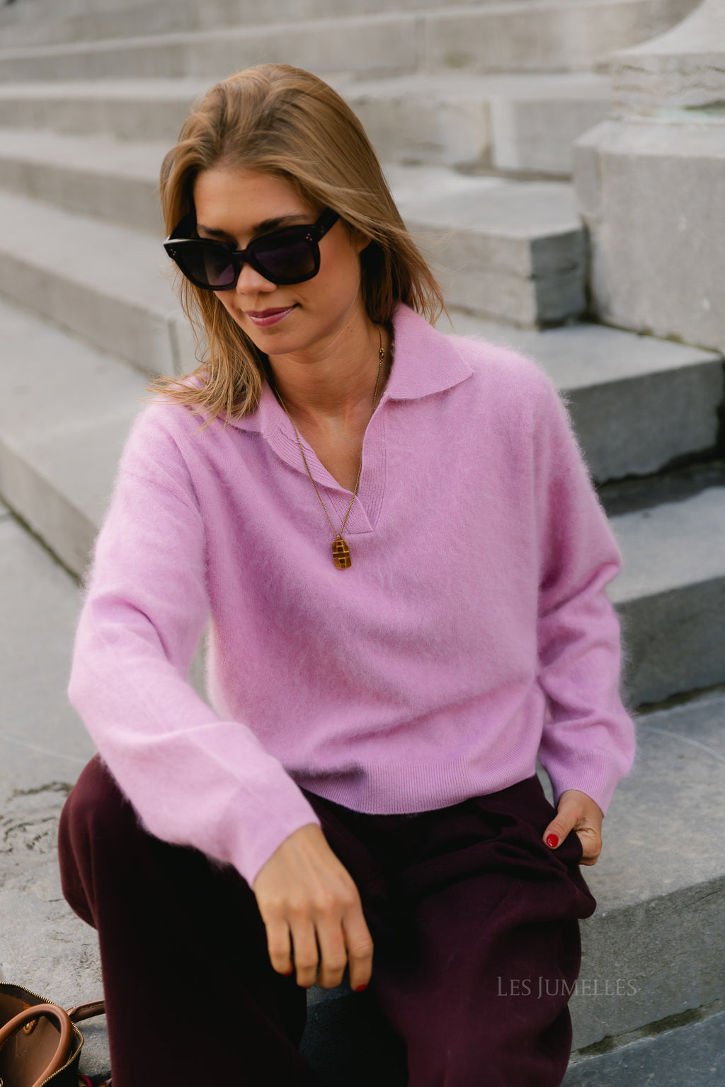 Padoma jumper orchid pink