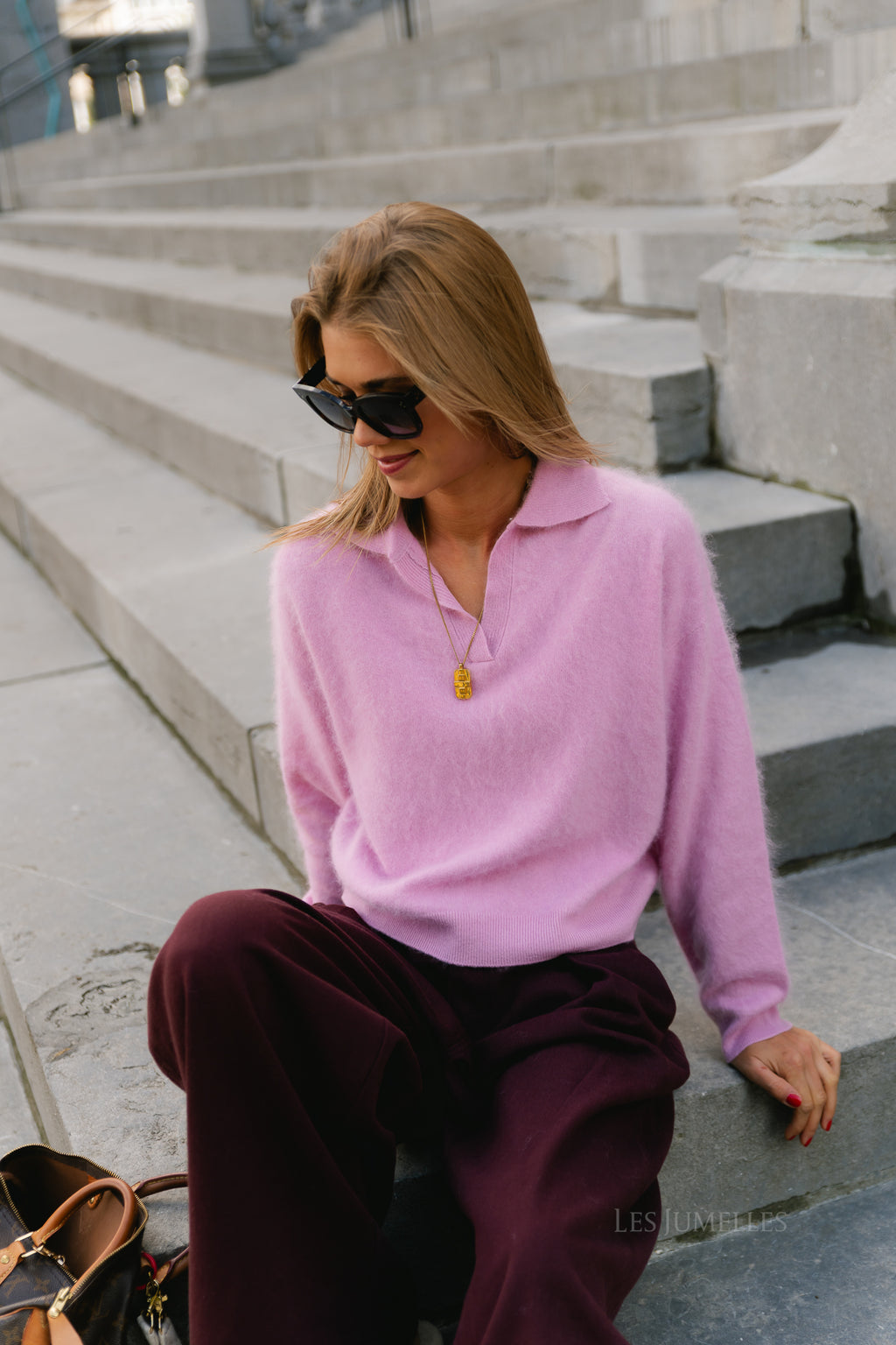 Padoma jumper orchid pink