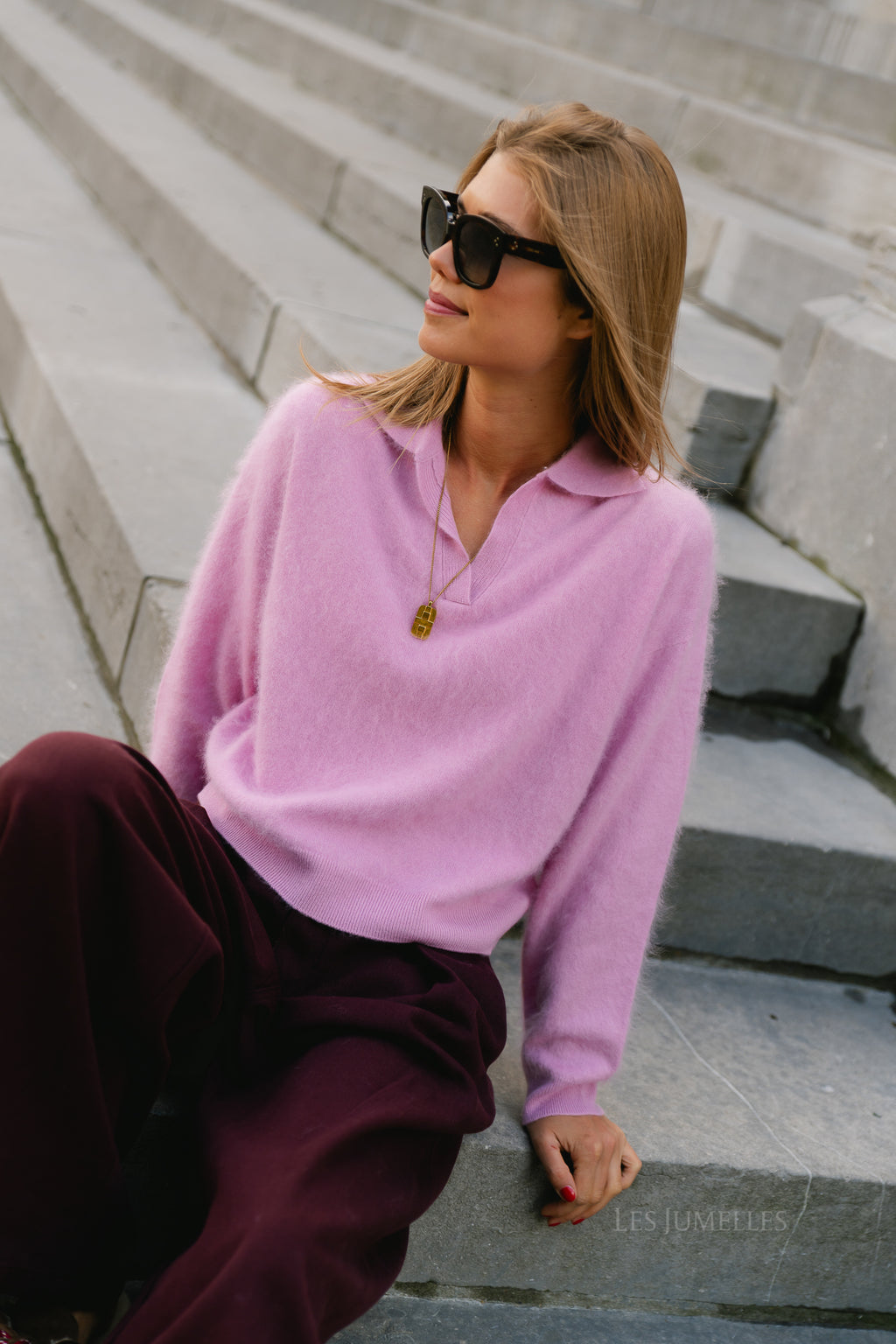 Padoma jumper orchid pink