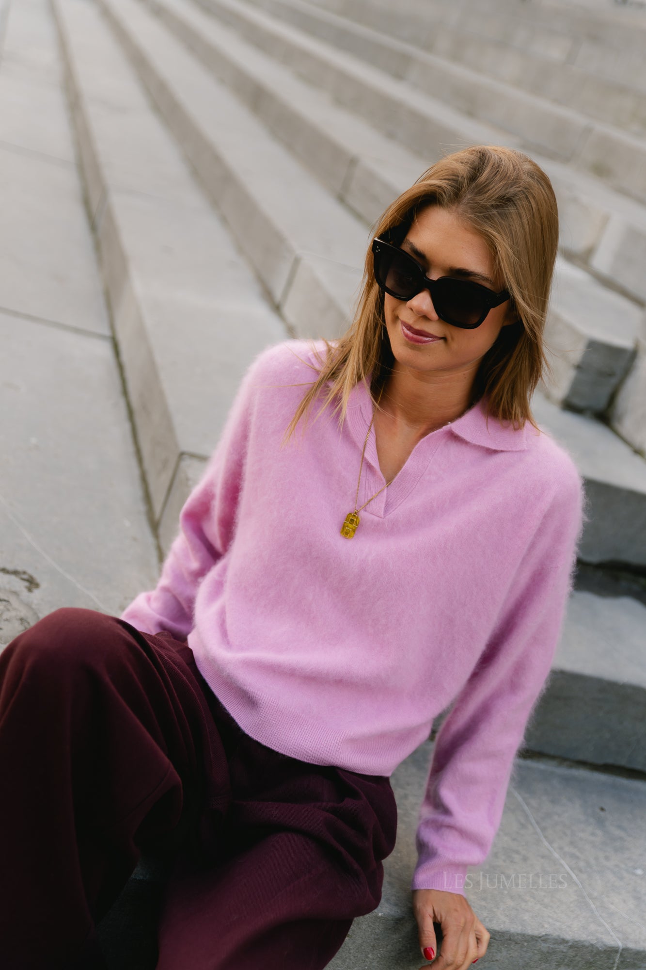 Padoma jumper orchid pink