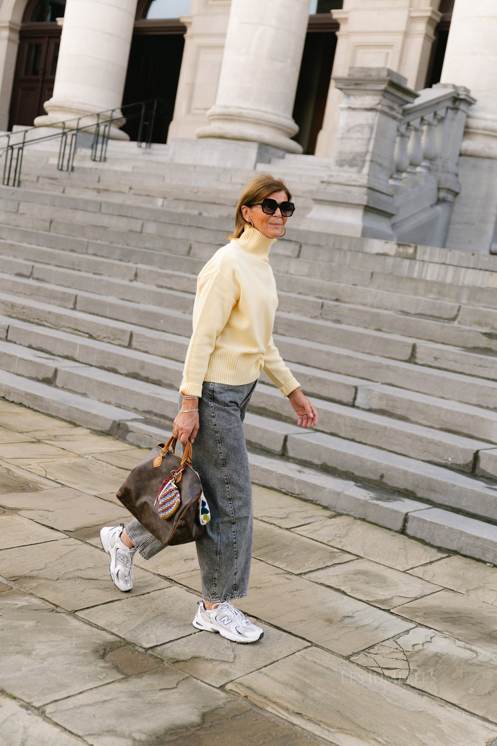 Camilla denim trousers grey washed