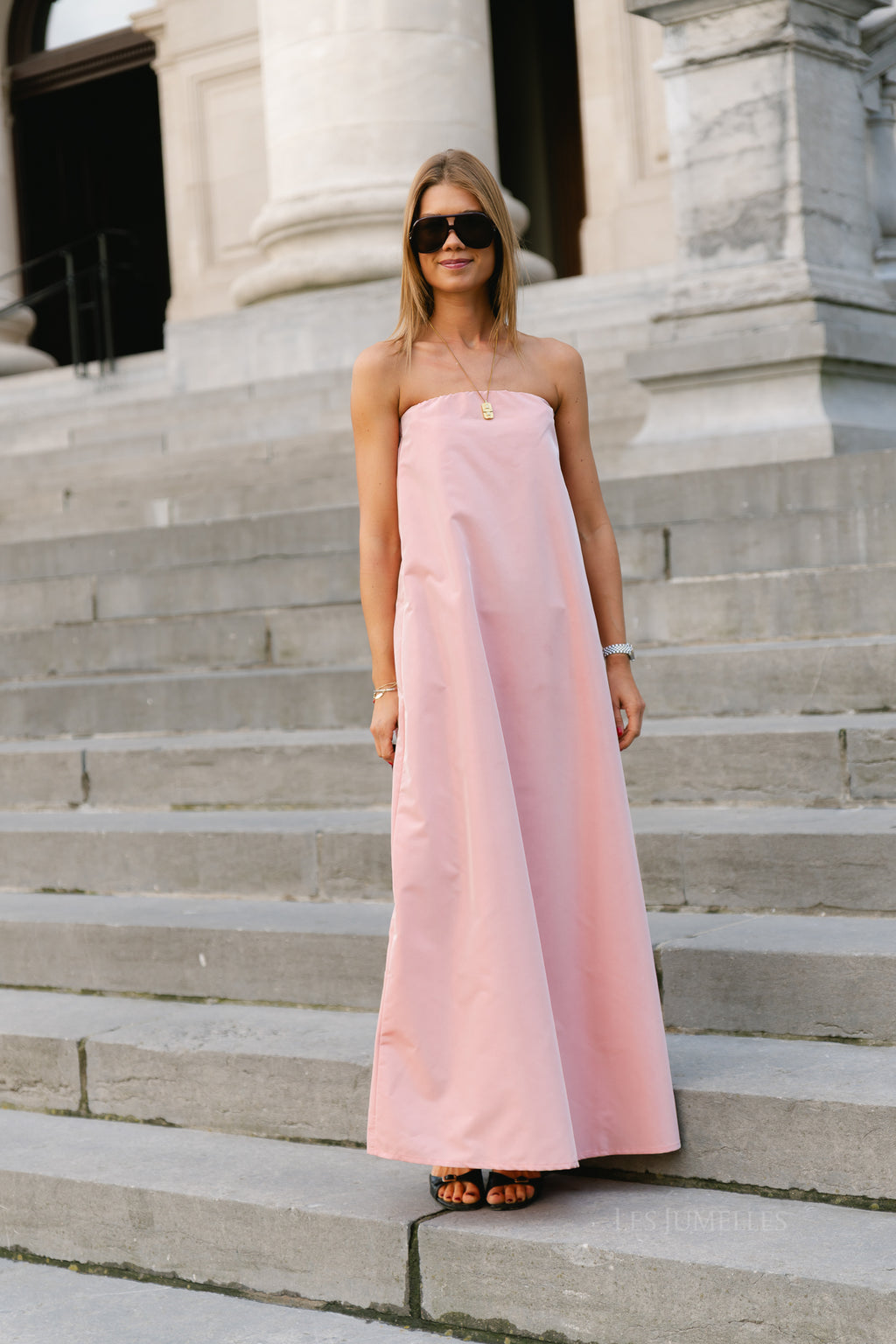 Colette bandeau dress light pink