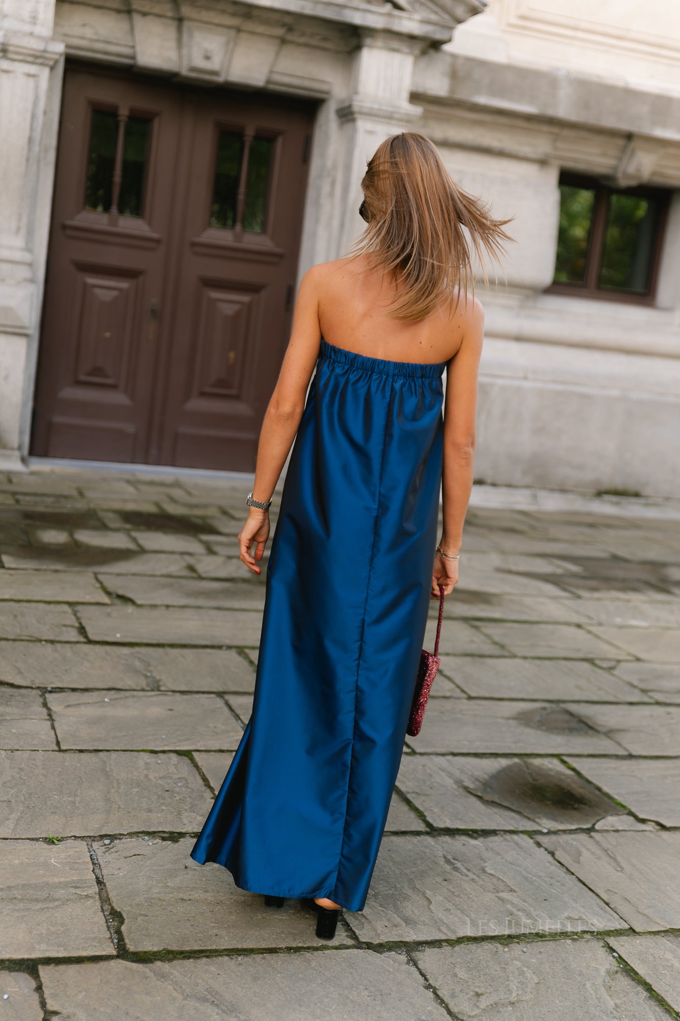 Colette bandeau dress navy
