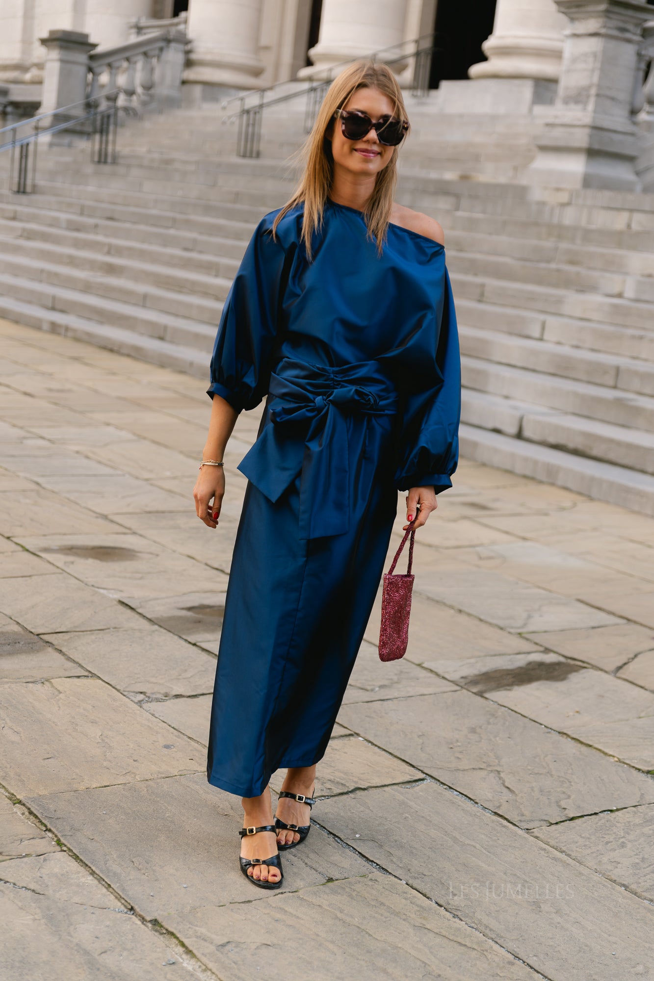 Sutton blouse navy