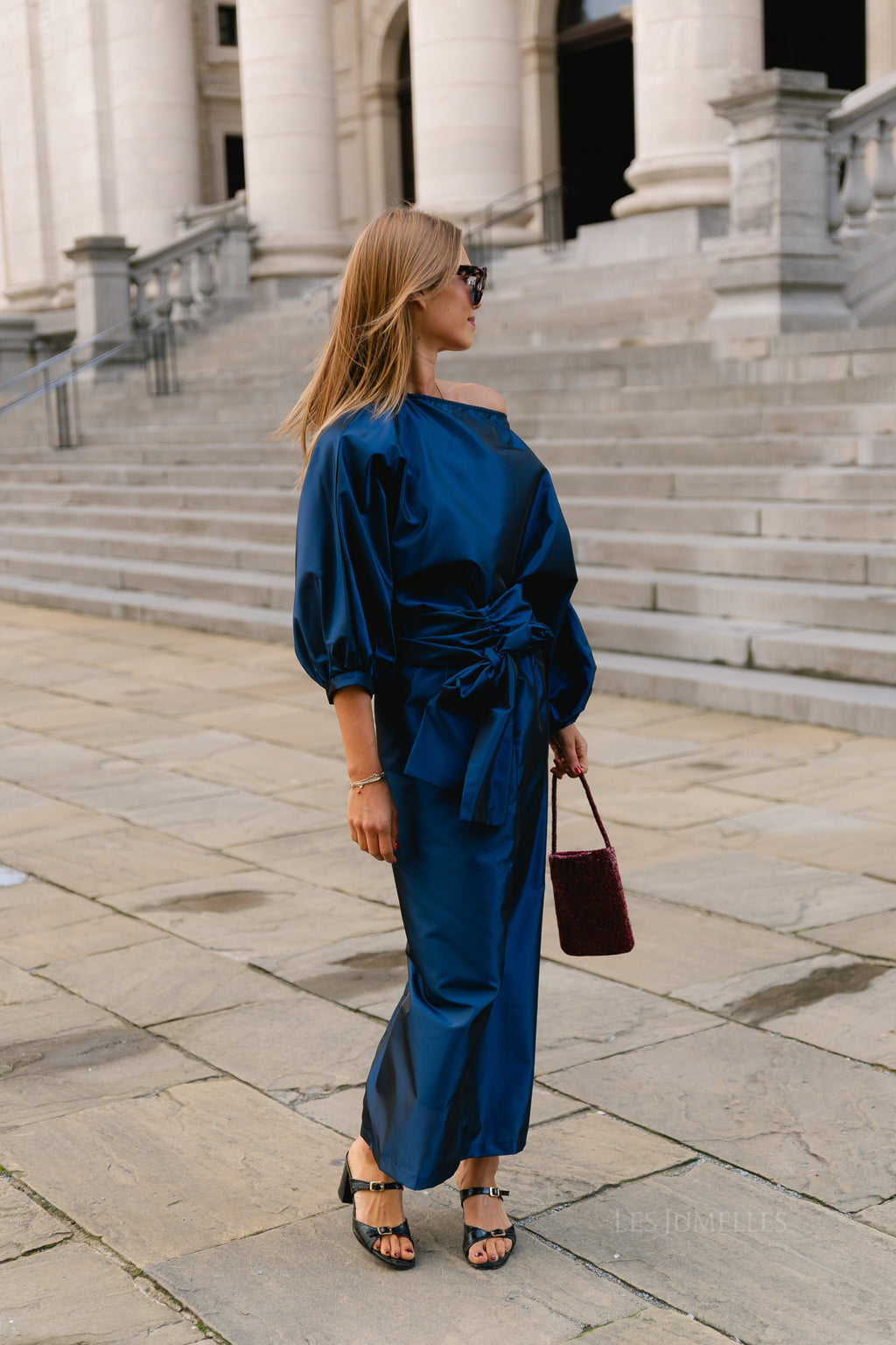 Sutton blouse navy