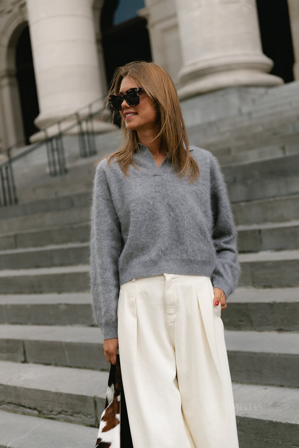 Padoma jumper grey melange