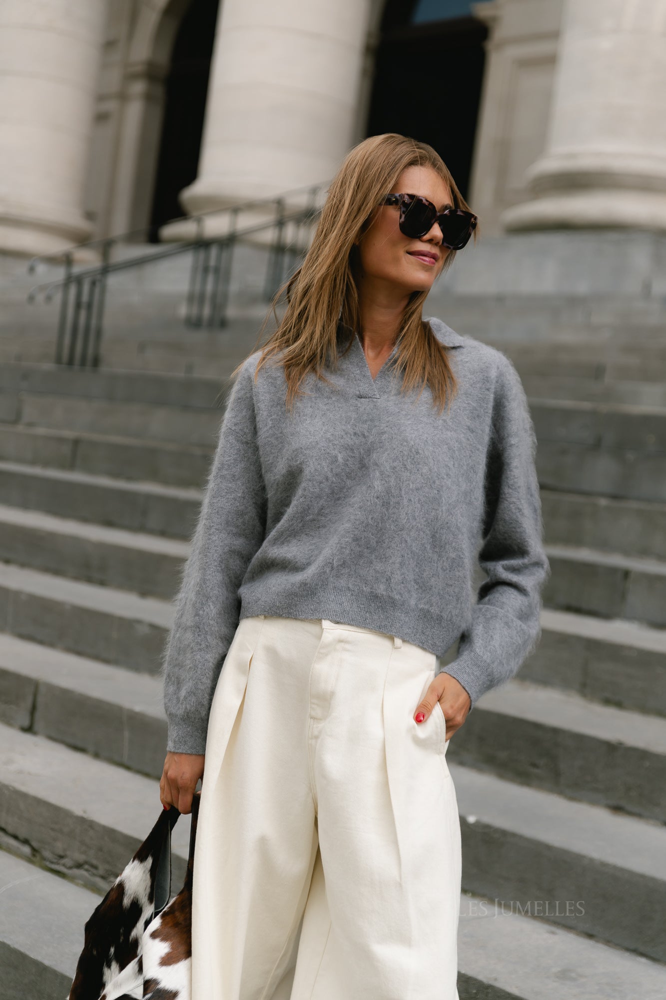 Padoma jumper grey melange