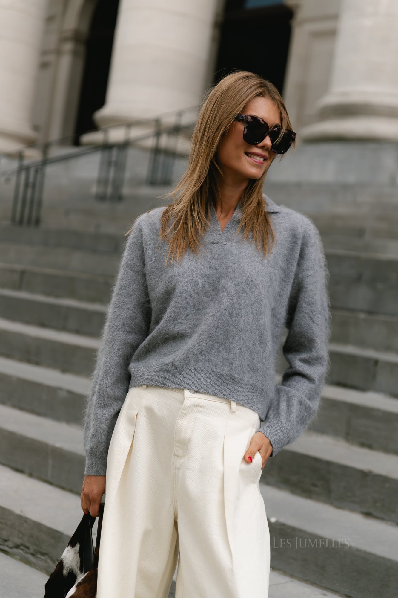 Padoma jumper grey melange