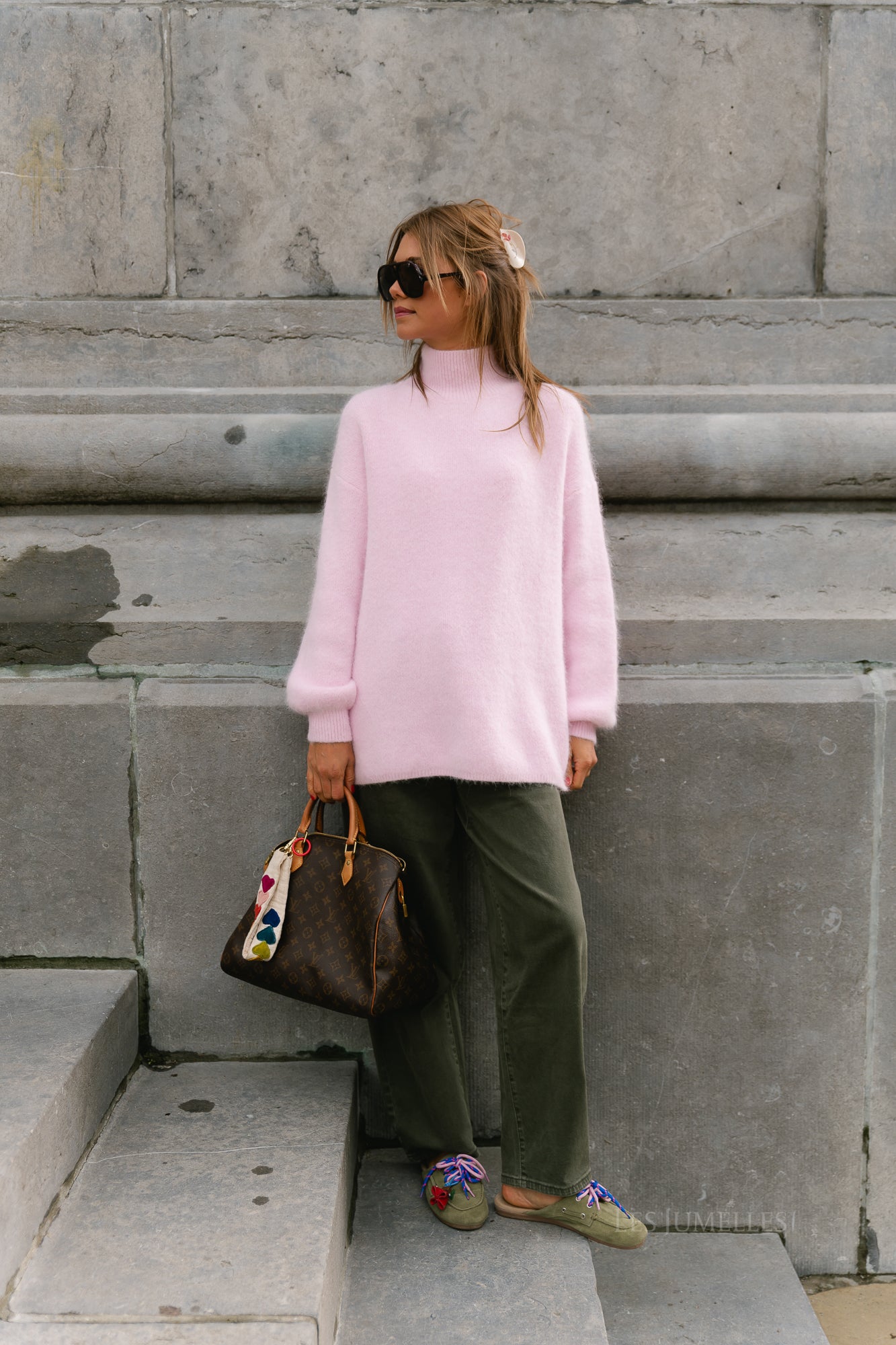 Annabelle LS knitted jumper pink