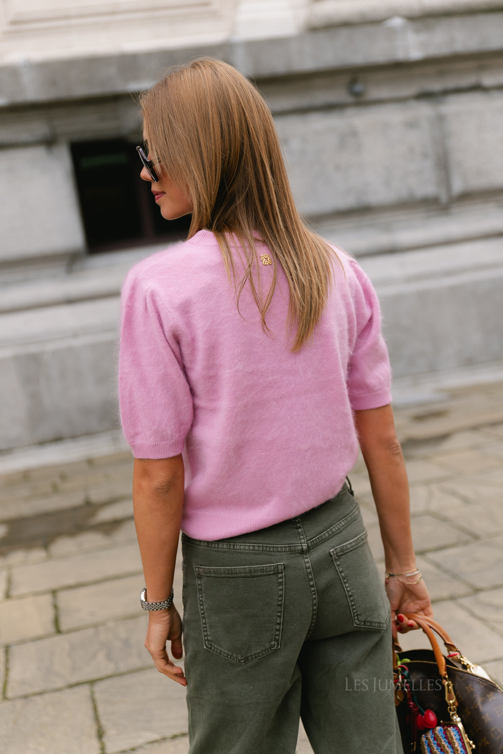 Polov jumper orchid pink