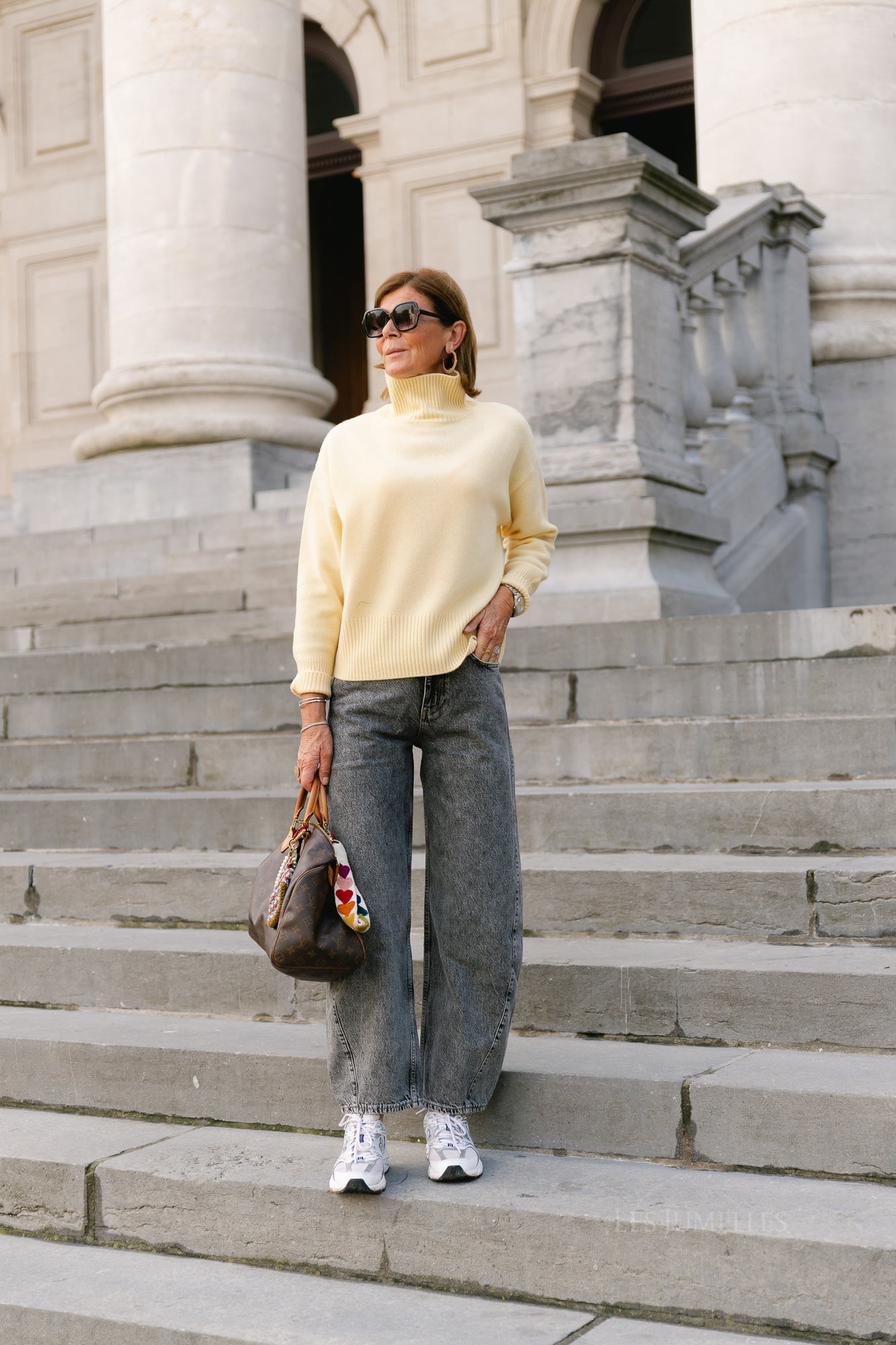 Camilla denim trousers grey washed